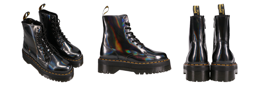 Dr.Martens QUAD RETRO JADON GUNMETAL HOLOGRAM