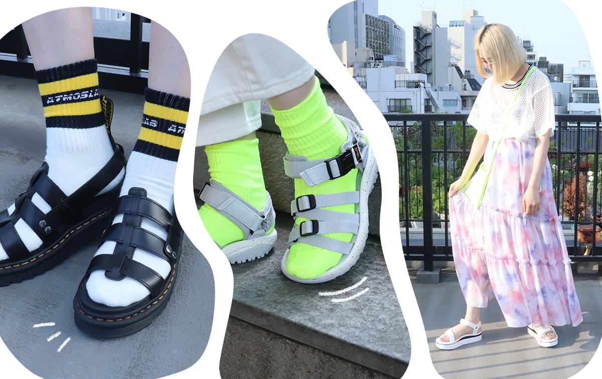 Dr.Martens/TEVA  2019SS SUMMER FES STYLING♡ styling by atmos pink