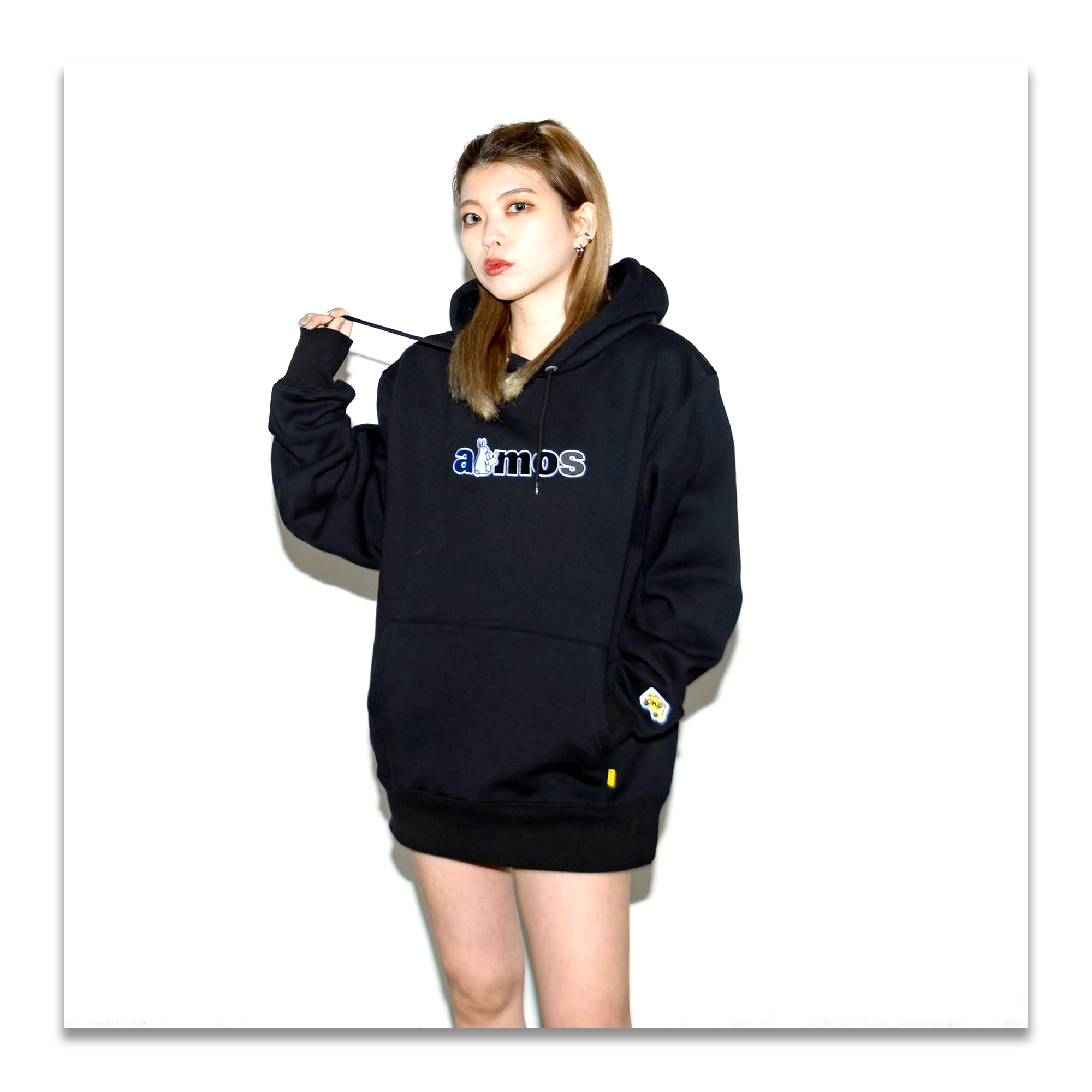 専門ショップ DOKO？×atmos FR2 コラボ限定hoodie Lサイズ パーカー L