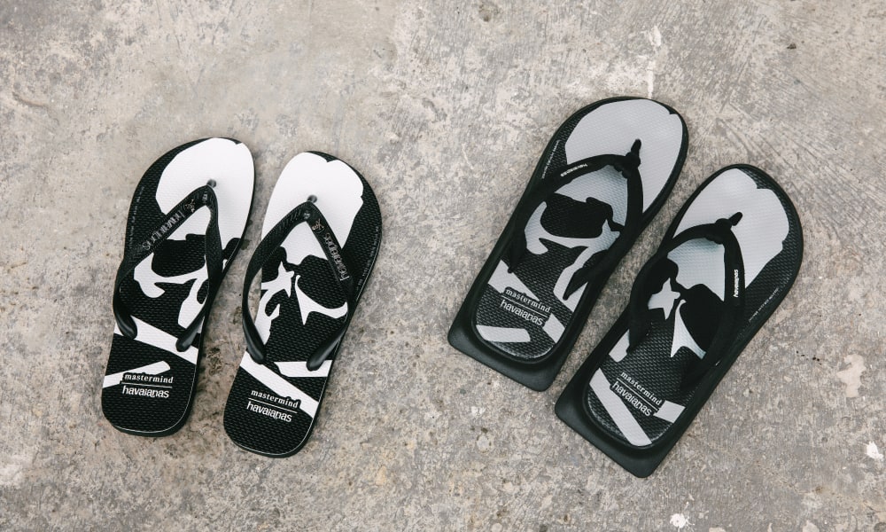 "Havaianas × mastermind JAPAN"