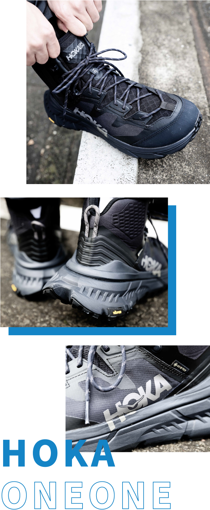 HOKA｜GORE-TEXテンナインハイク25cmホカオネオネスニーカーブーツ - 靴