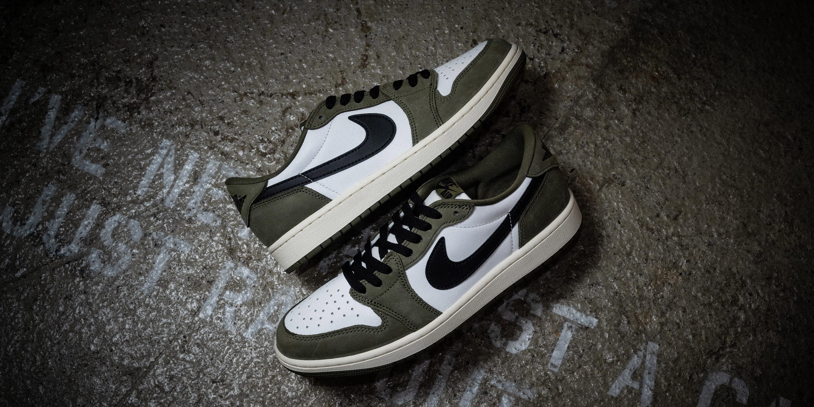 JORDAN BRAND AIR JORDAN 1 RETRO LOW OG Medium Olive