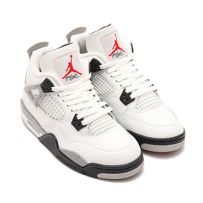 JORDAN BRAND AIR JORDAN 4 RETRO WHITE CEMENT