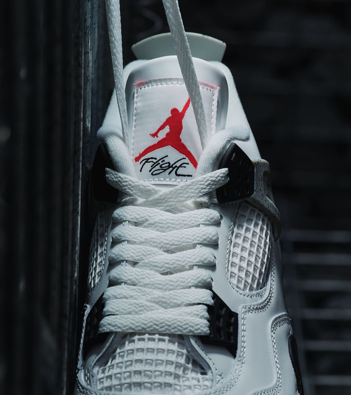 JORDAN BRAND AIR JORDAN 4 RETRO WHITE CEMENT