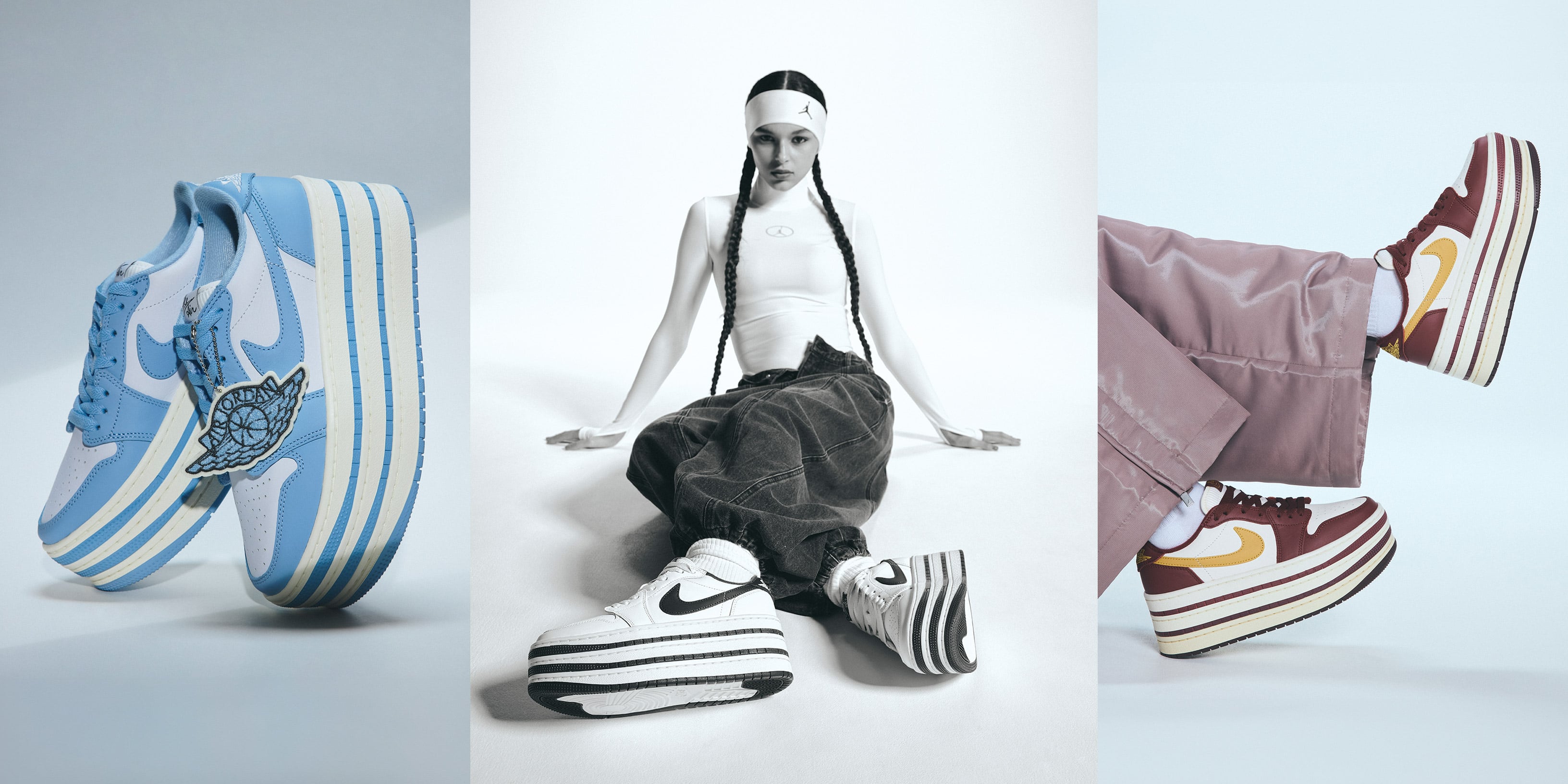 "JORDAN BRAND WMNS AIR JORDAN 1 TRIPLE STACK"