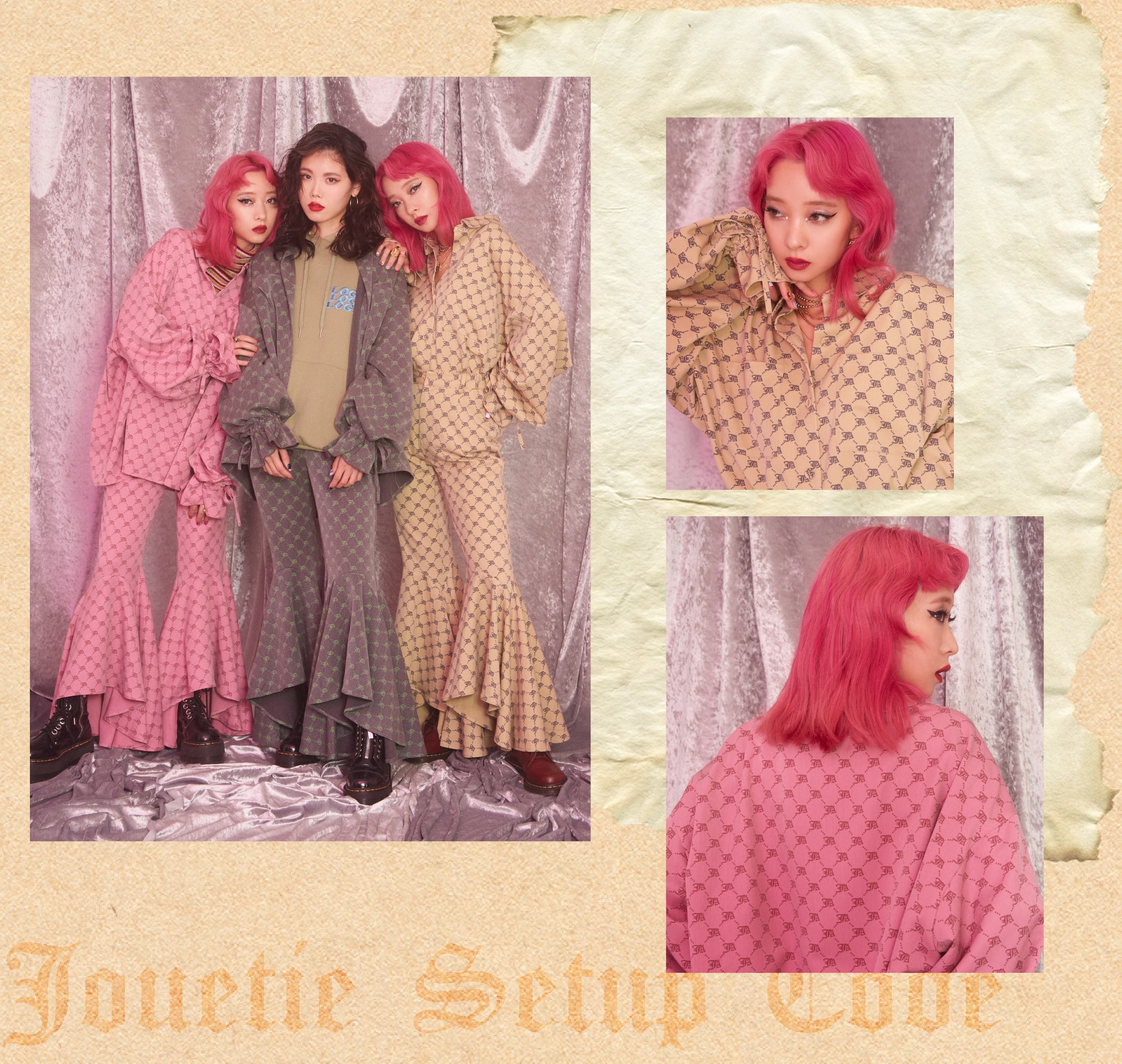 jouetie × atmos pink collaboration apparel