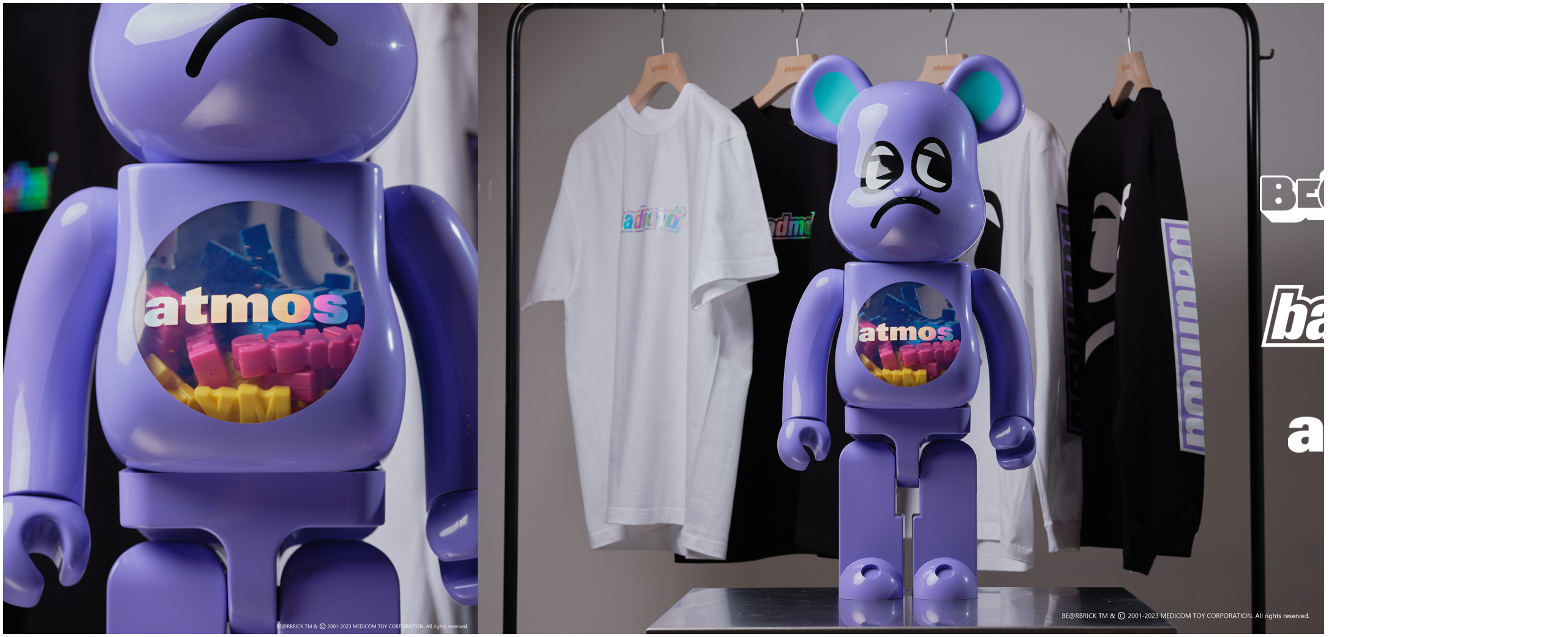 MEDICOM TOY BE@RBRICK  atmos x BADMOOD