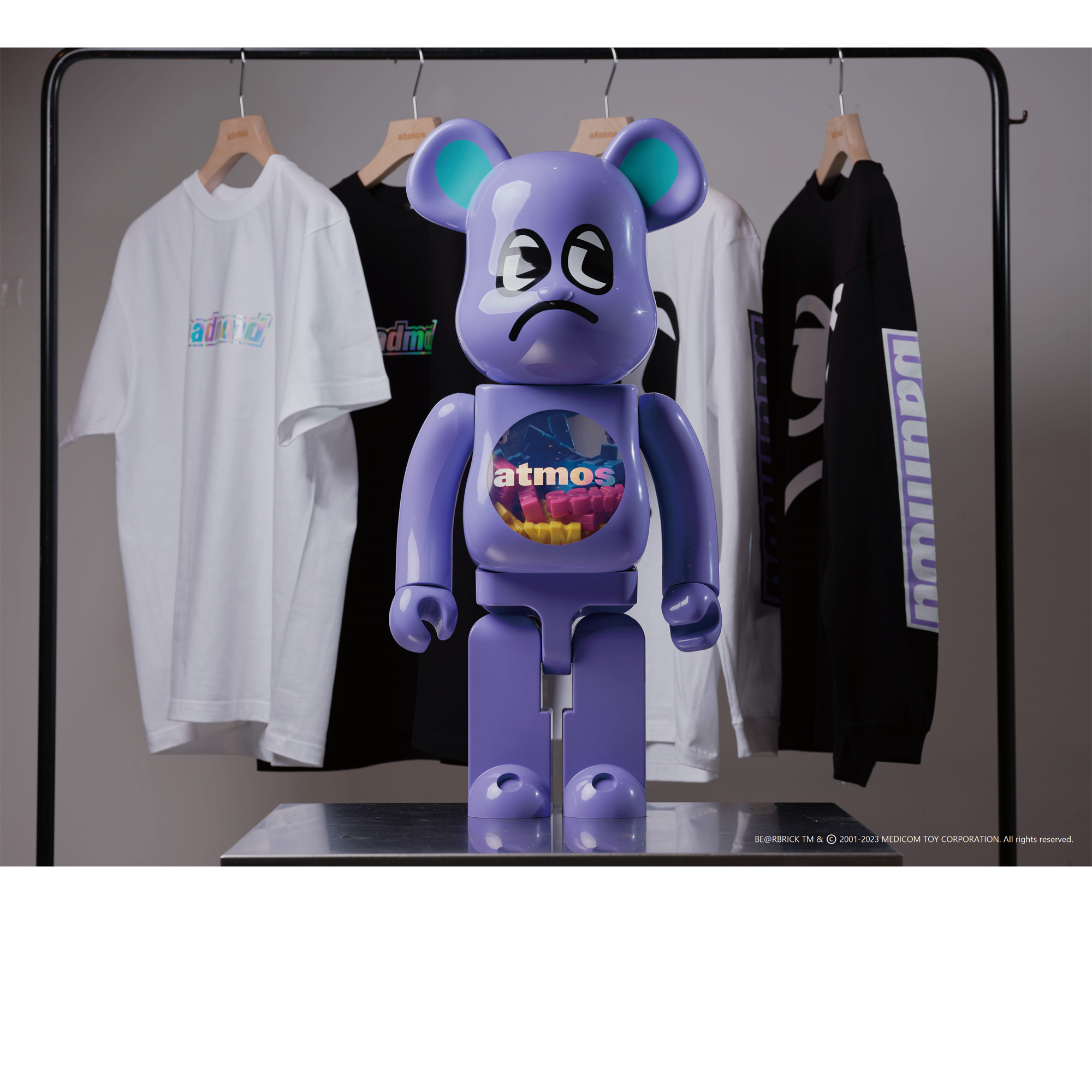 BE@RBRICK atmos BADMOOD 400% 100%