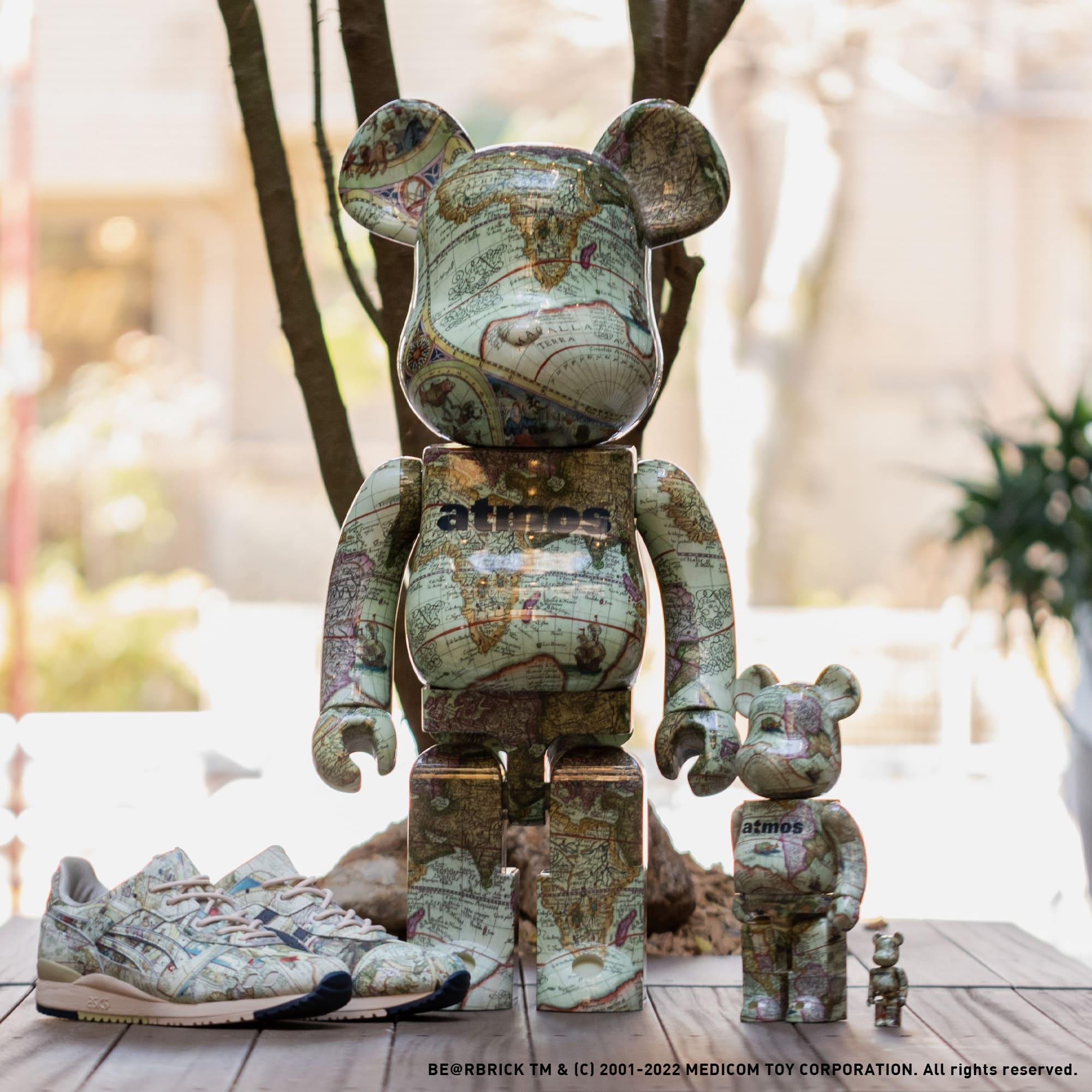 MEDICOM TOY BE@RBRICK atmos AGED MAP