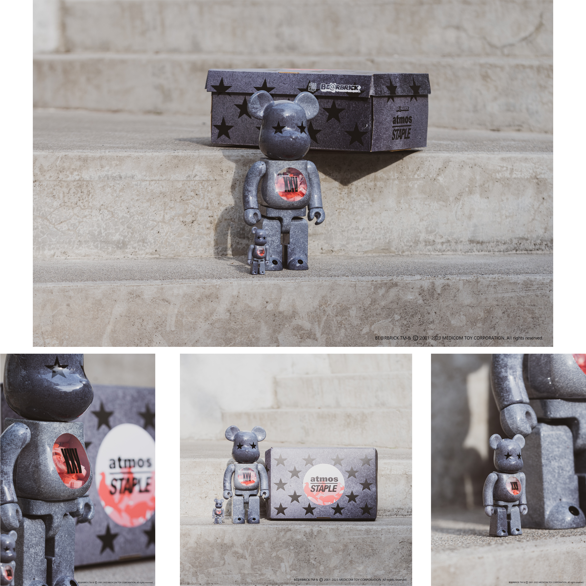 MEDICOM TOY BE@RBRICK atmos x STAPLEおもちゃ・ホビー・グッズ