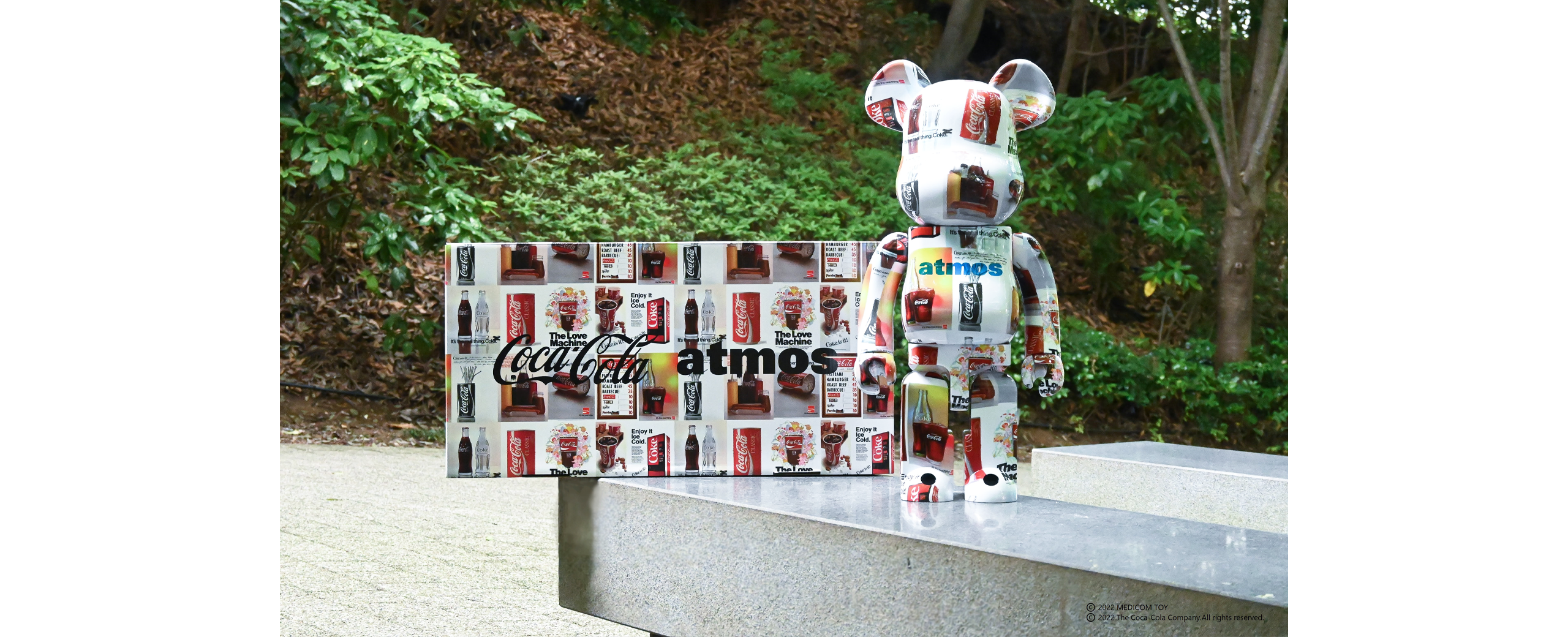 "MEDICOM TOY BE@RBRICK atmos × Coca-Cola TYPE-5 1000%"