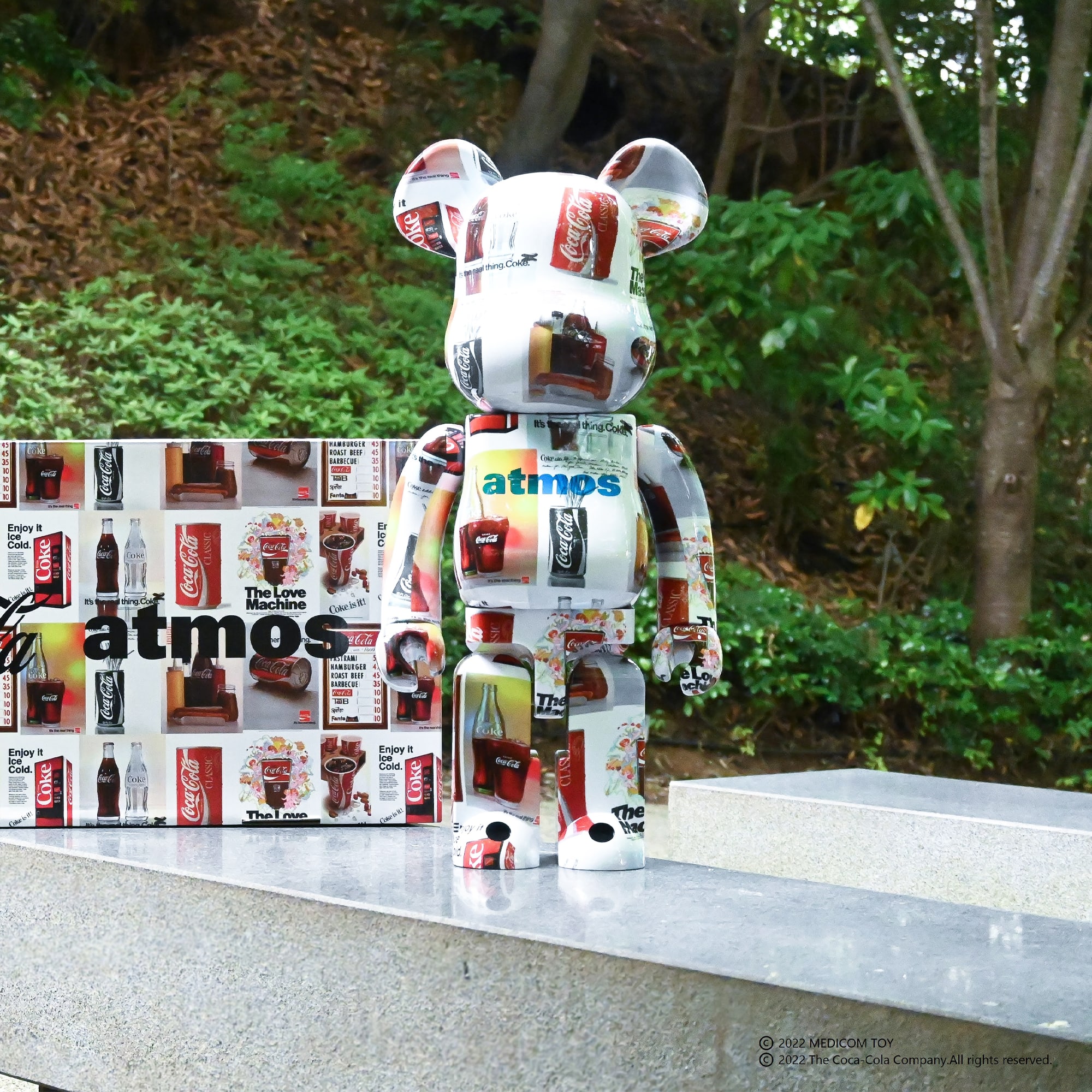 お気に入り】 atmos BE@RBRICK × 1000％ TYPE-5 Coca-Cola