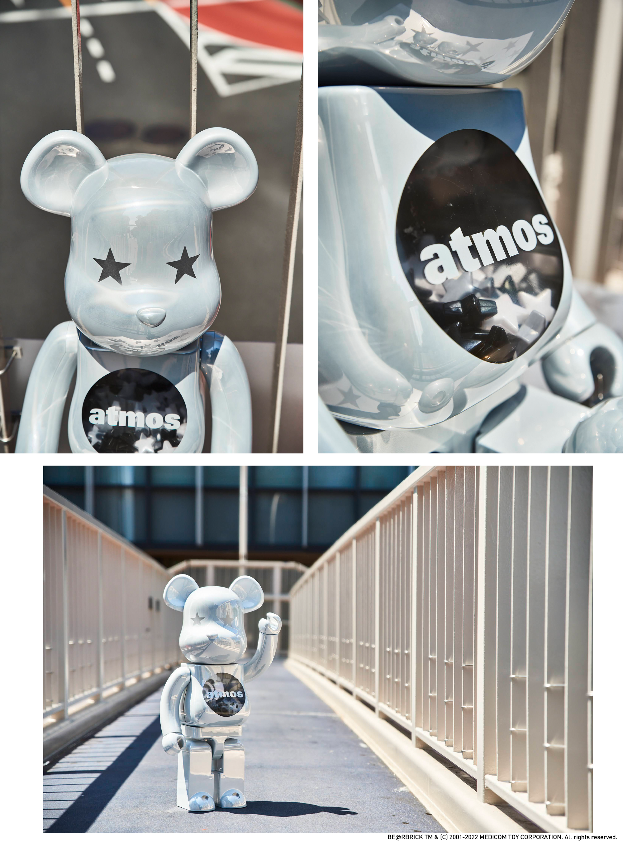 BE@RBRICK atmos WHITE CHROME Ver.