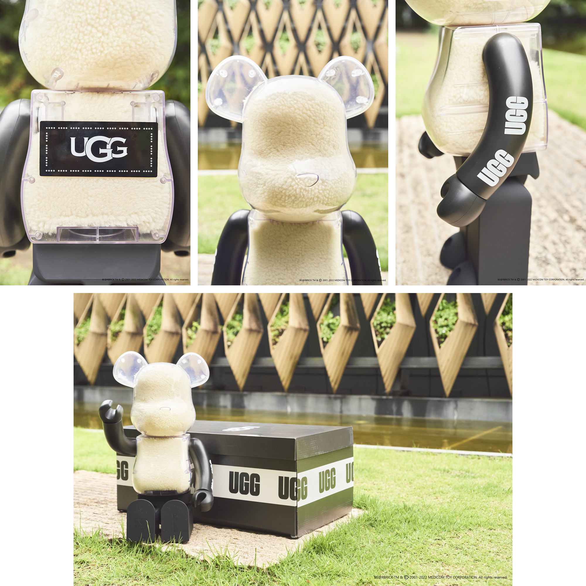 MEDICOM TOY BE@RBRICK UGG 2022 1000%