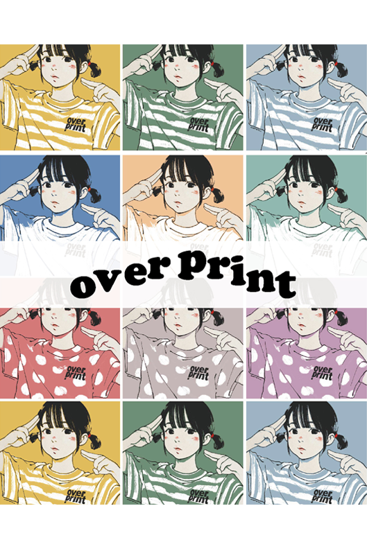 atmos pink x meruru x overprint