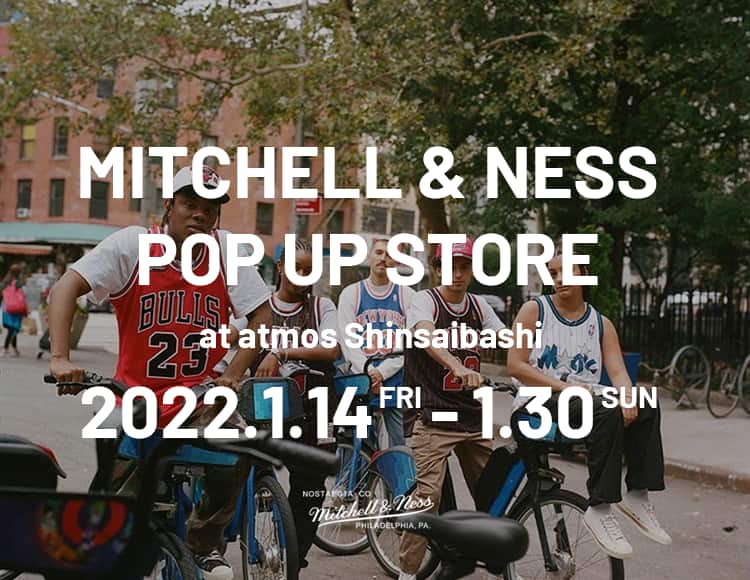 "Mitchell & Ness POP UP STORE at atmos Shinsabashi"