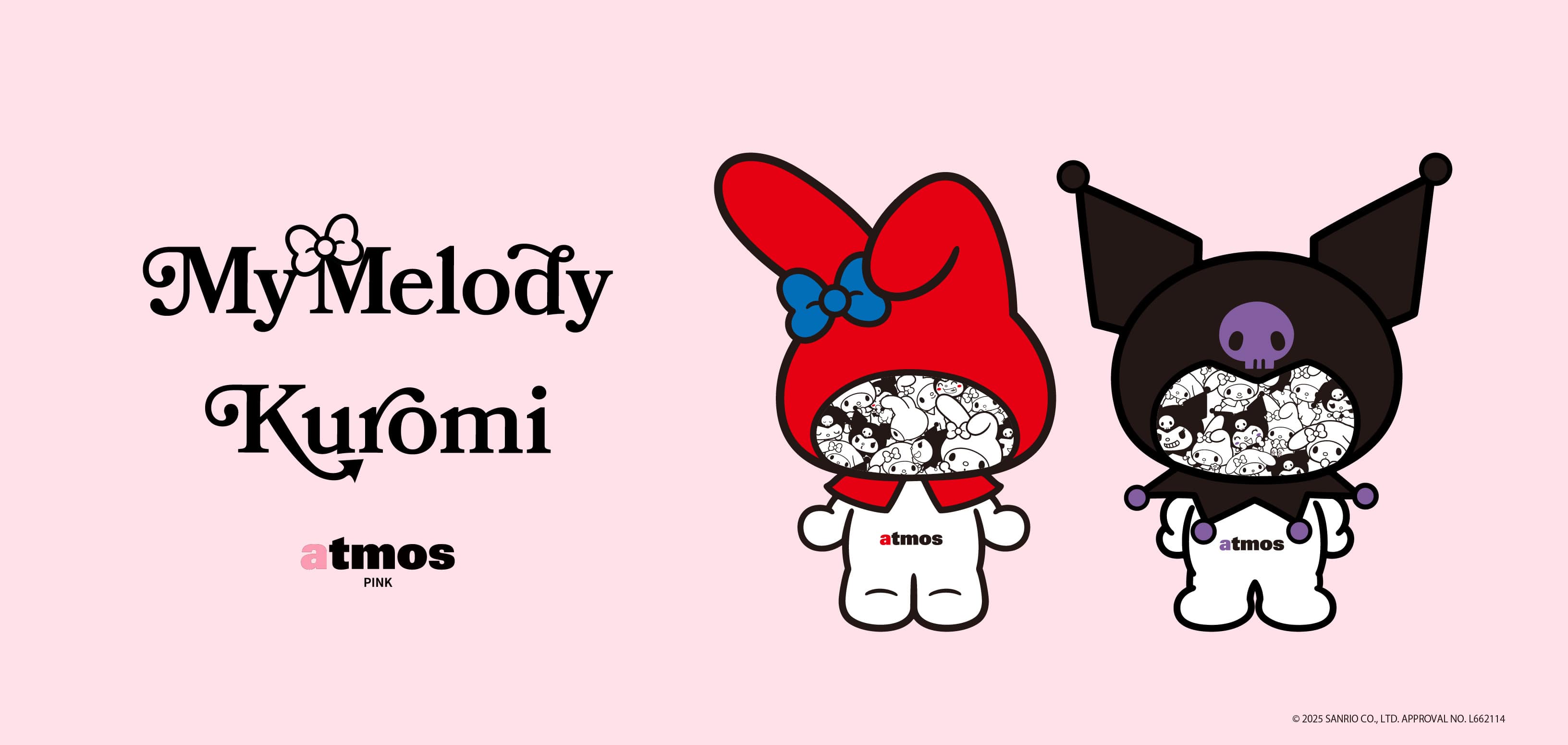 "My Melody & Kuromi × atmos pink Collection"