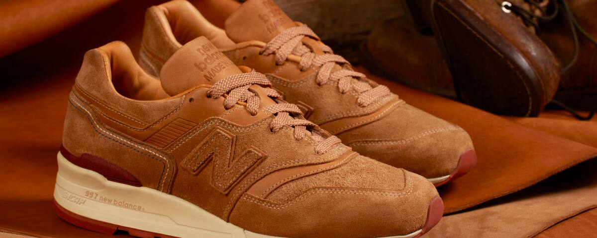 "New Balance × Red Wing Heritage Made in U.S.A. M997でコラボレーション"