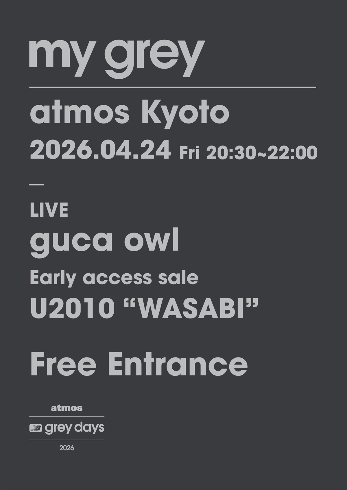 my grey NIGHT SESSION