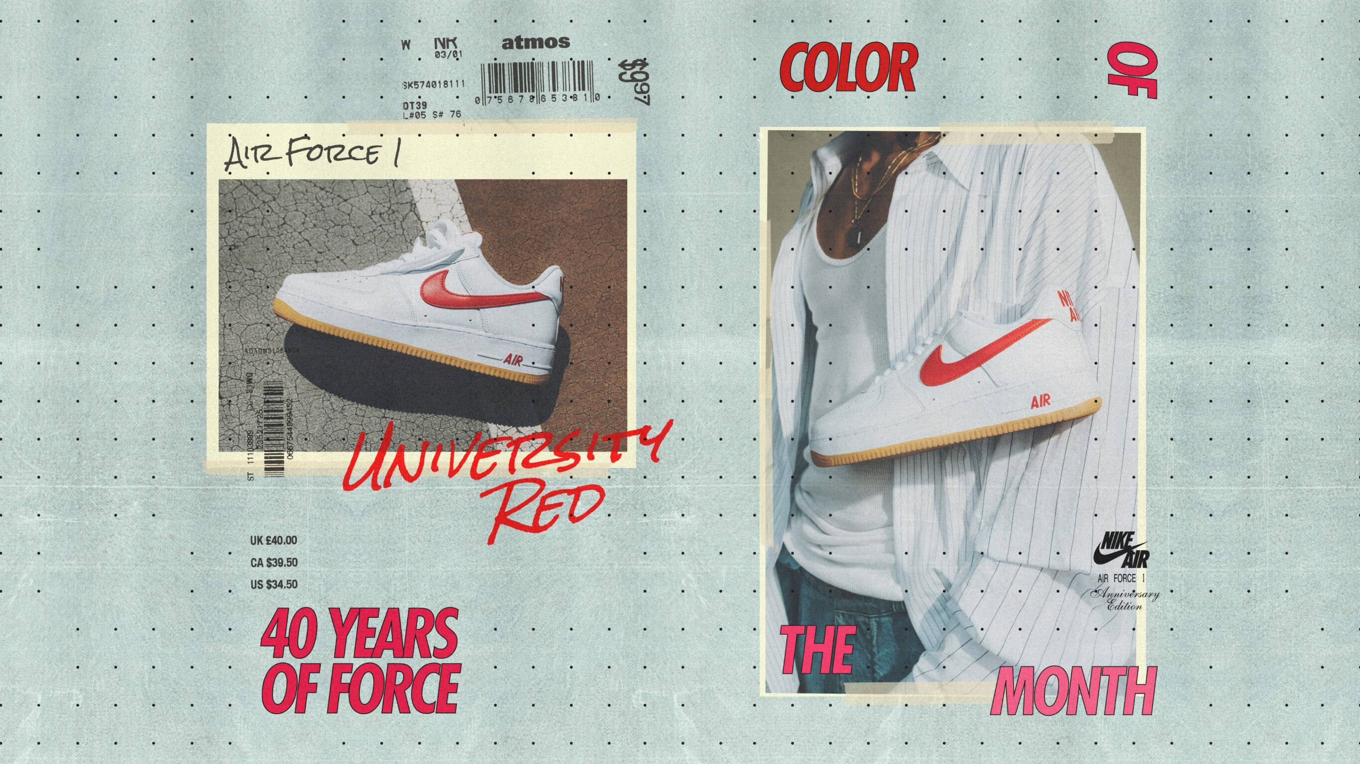 Sneaker Heritage by SHOES MASTER NIKE AIR FORCE 1 40th Anniversary  Special Book 22FA-S