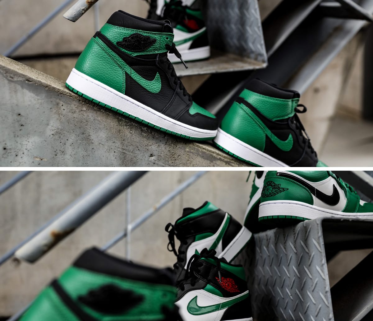 27.5 NIKE AIR JORDAN 1 PINE GREEN