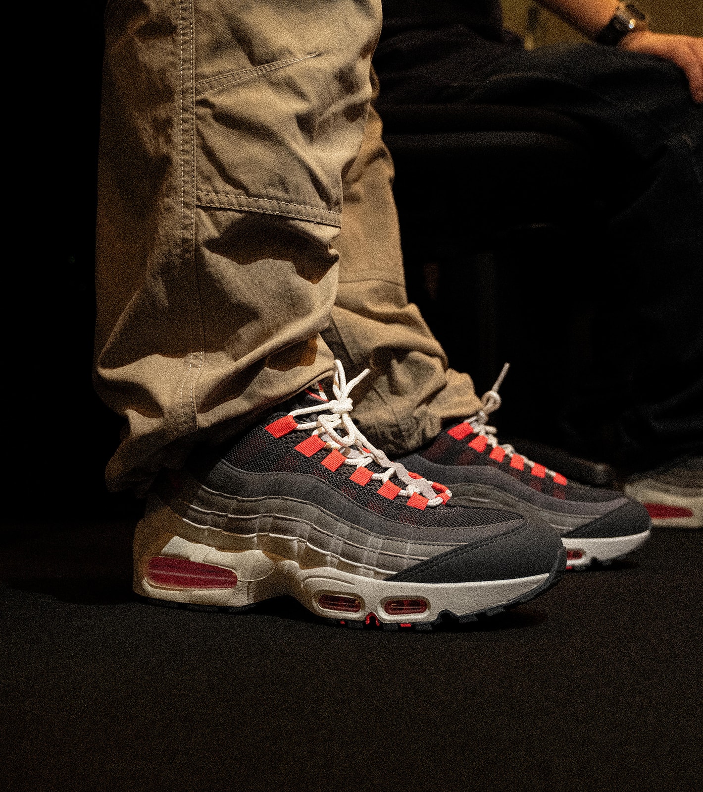 NIKE AIR MAX 95 BIG BUBBLE REVERSE SOLAR RED