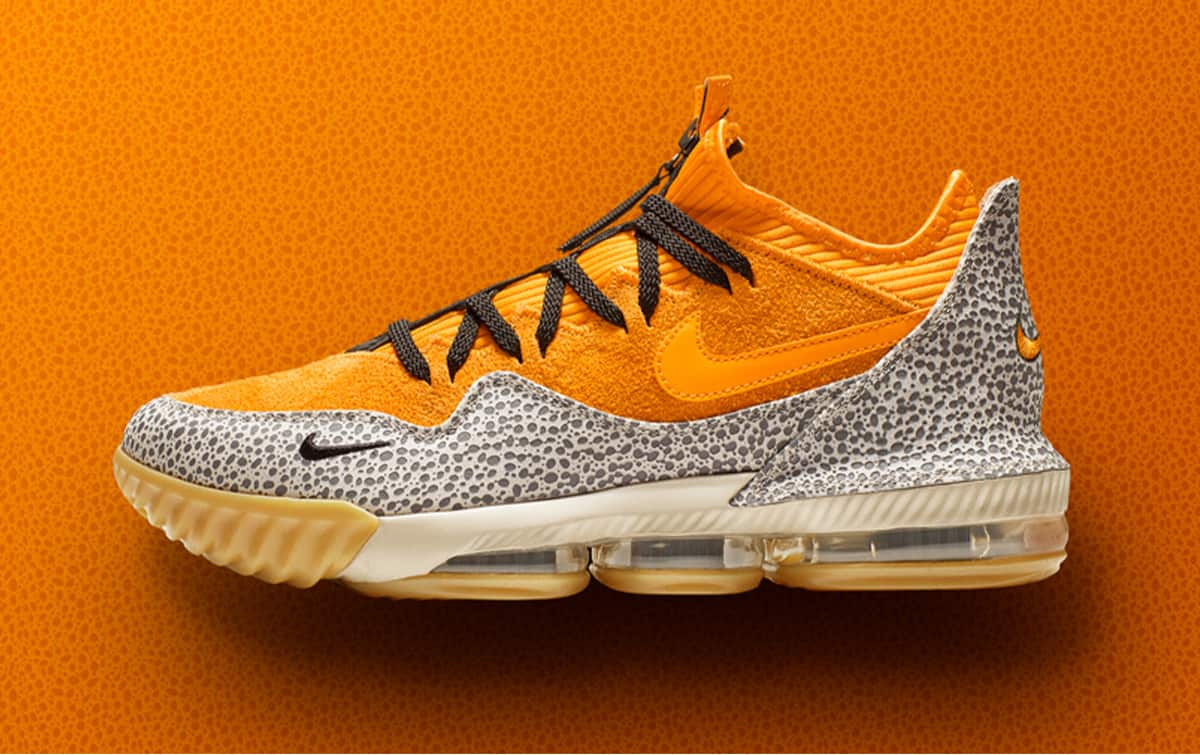 ATMOS × NIKE LEBRON 16 LOW SAFARIスニーカー - スニーカー