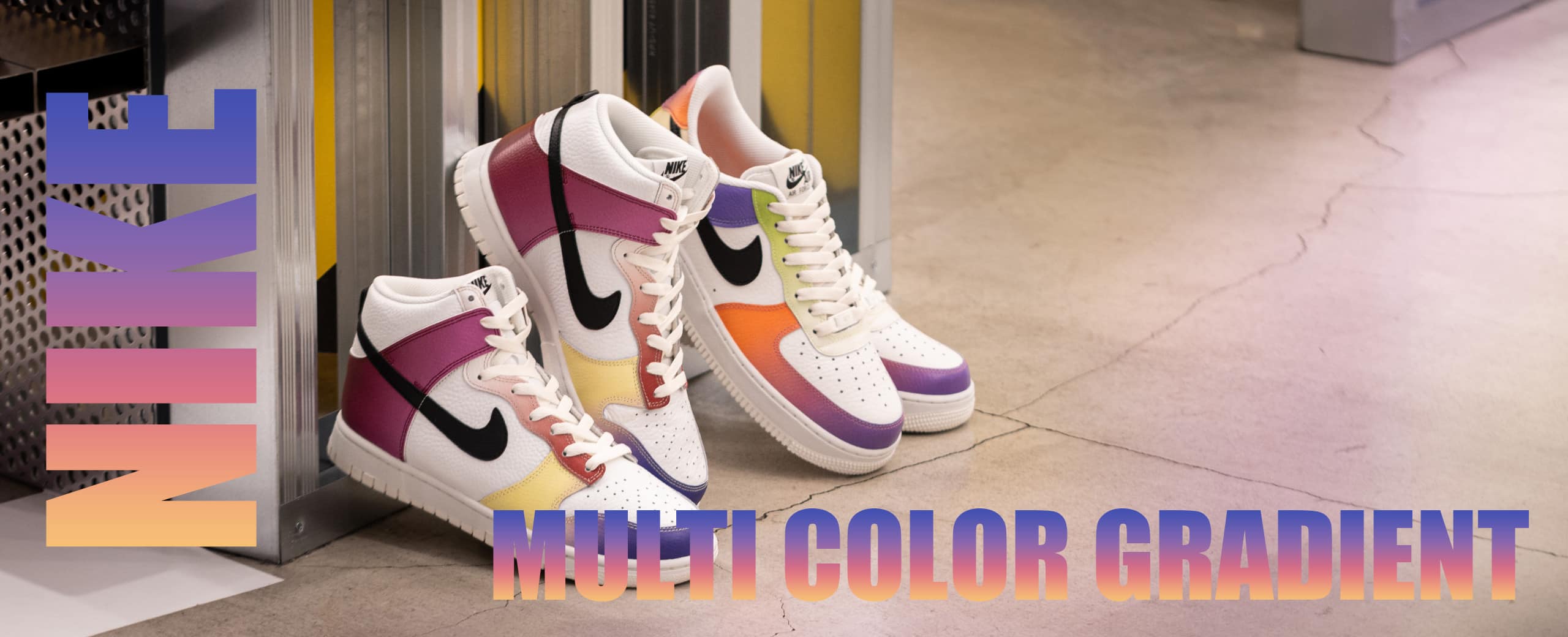 "NIKE MULTI COLOR GRADIENT PACK"