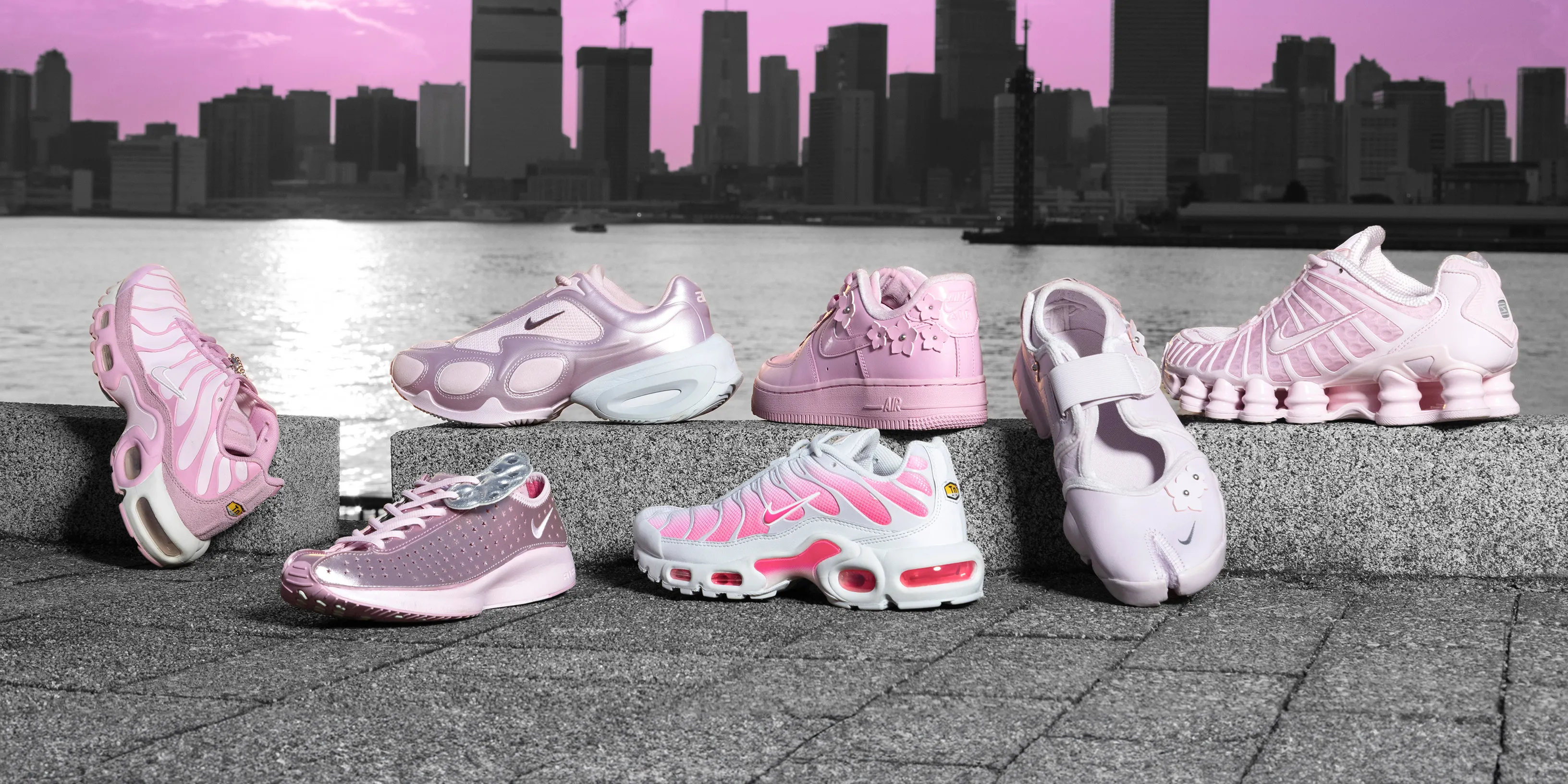 NIKE W SHOX TL PINK FOAM/PINK FOAM-MTLC SILVER（ナイキ ウィメンズ