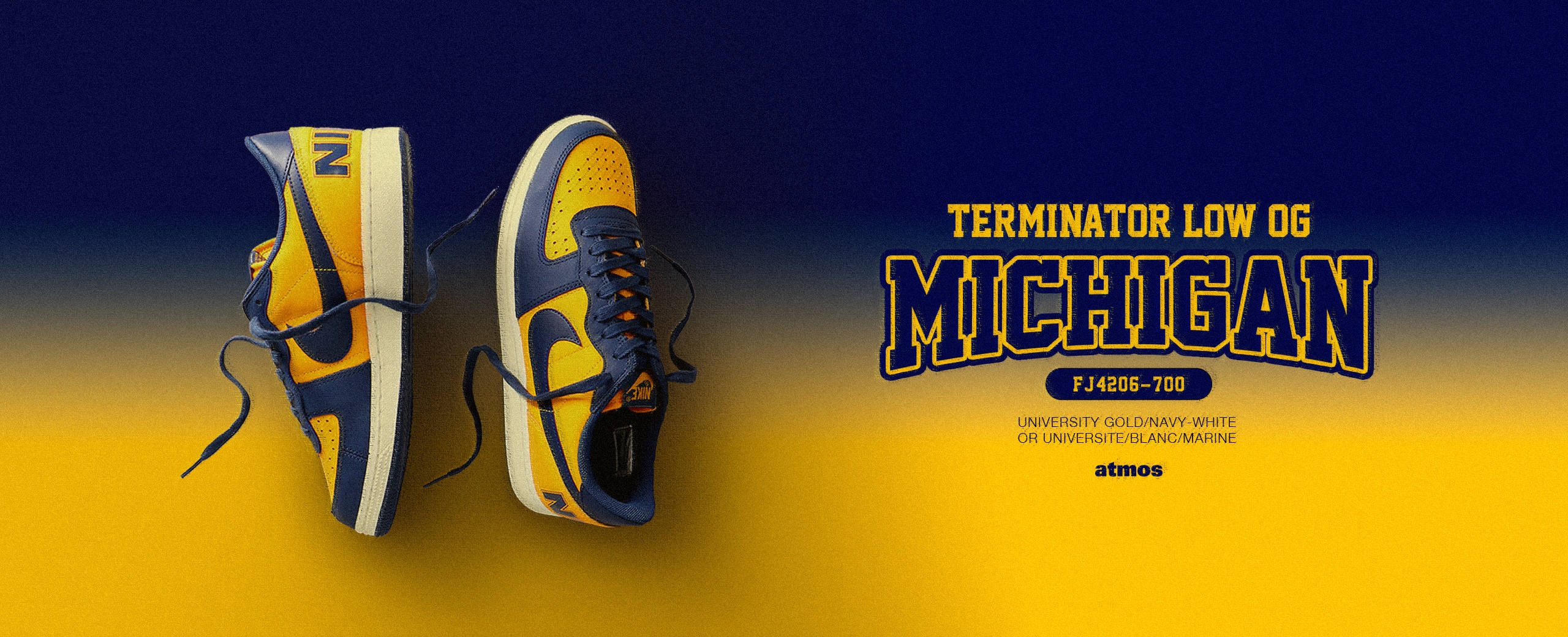 "NIKE TERMINATOR LOW OG "MICHIGAN""