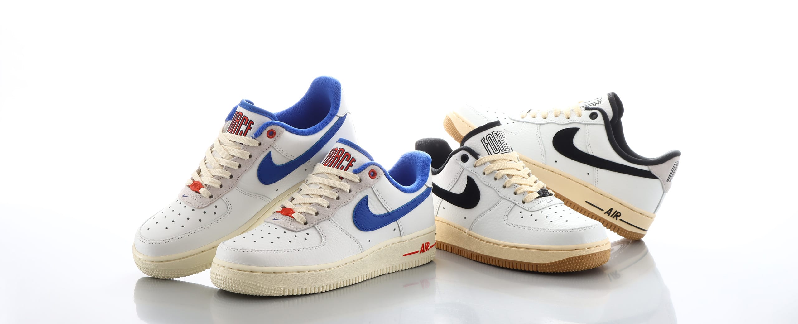 NIKE WMNS AIR FORCE 1 '07 LX SUMMIT WHITE/HYPER ROYAL-PICANTE RED 
