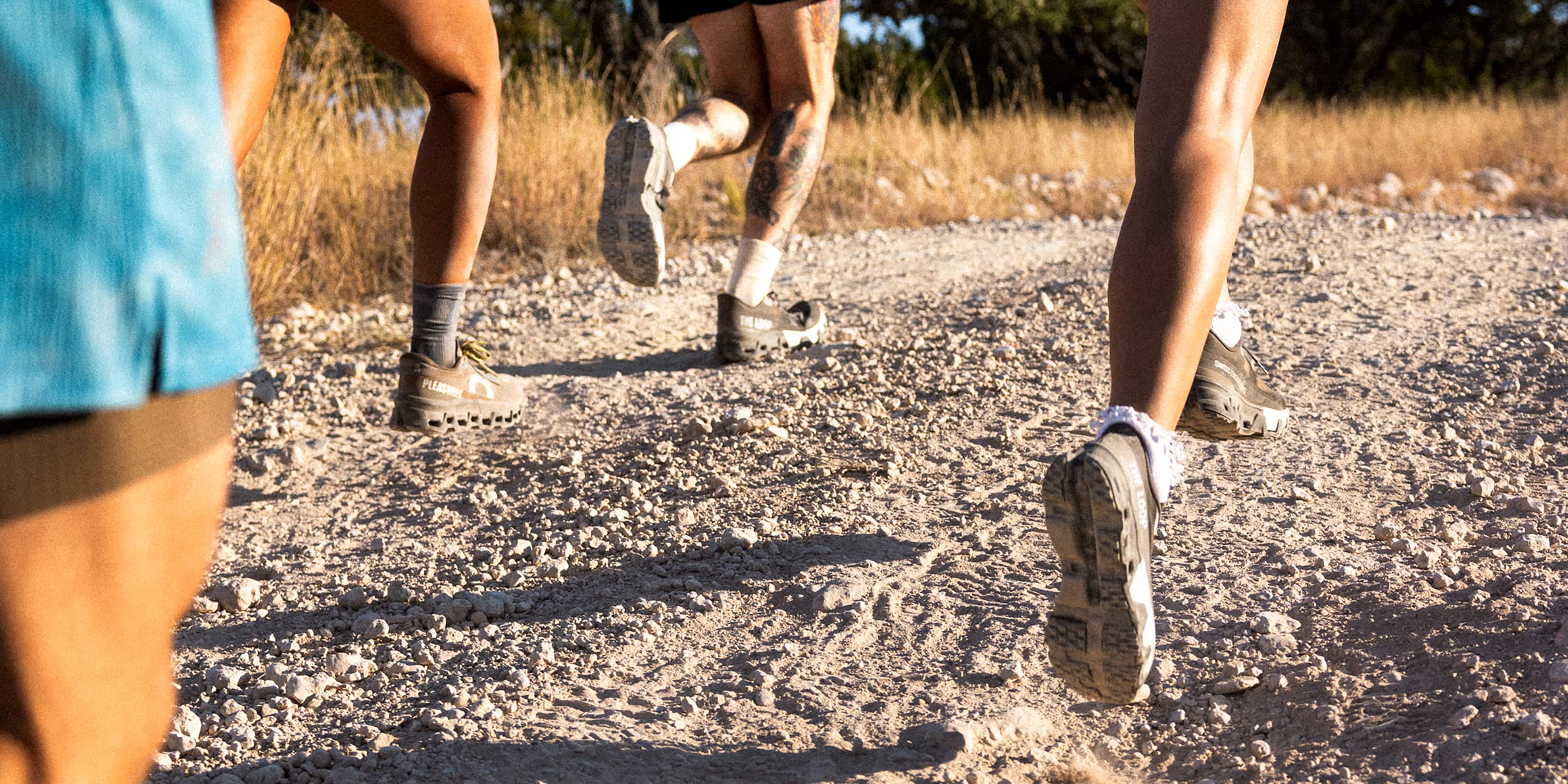 "On x PLEASURES x The Loop Running Supply Co"