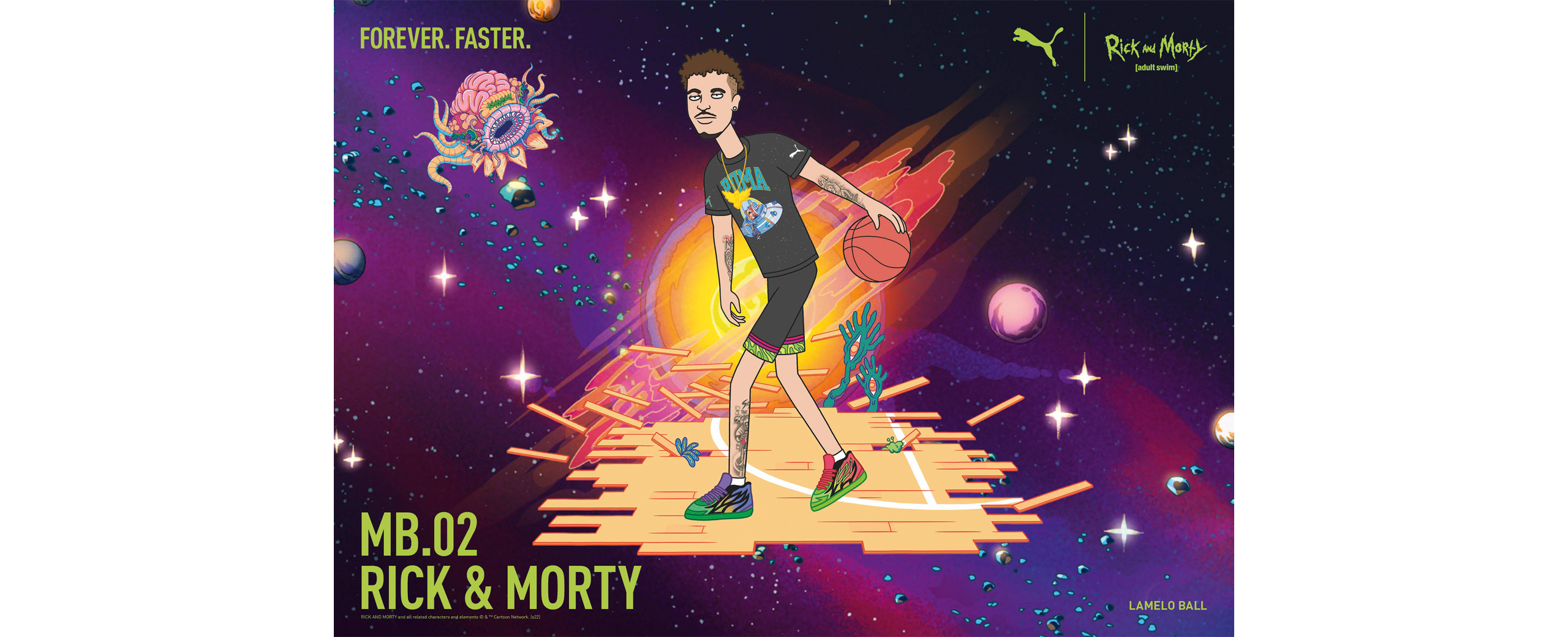 "PUMA x RICK AND MORTY LaMelo Ball MB.02"