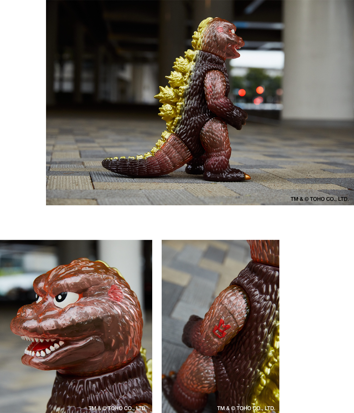 SECRET BASE 東宝怪獣キャラクター BIG SCALE X-RAY Godzilla