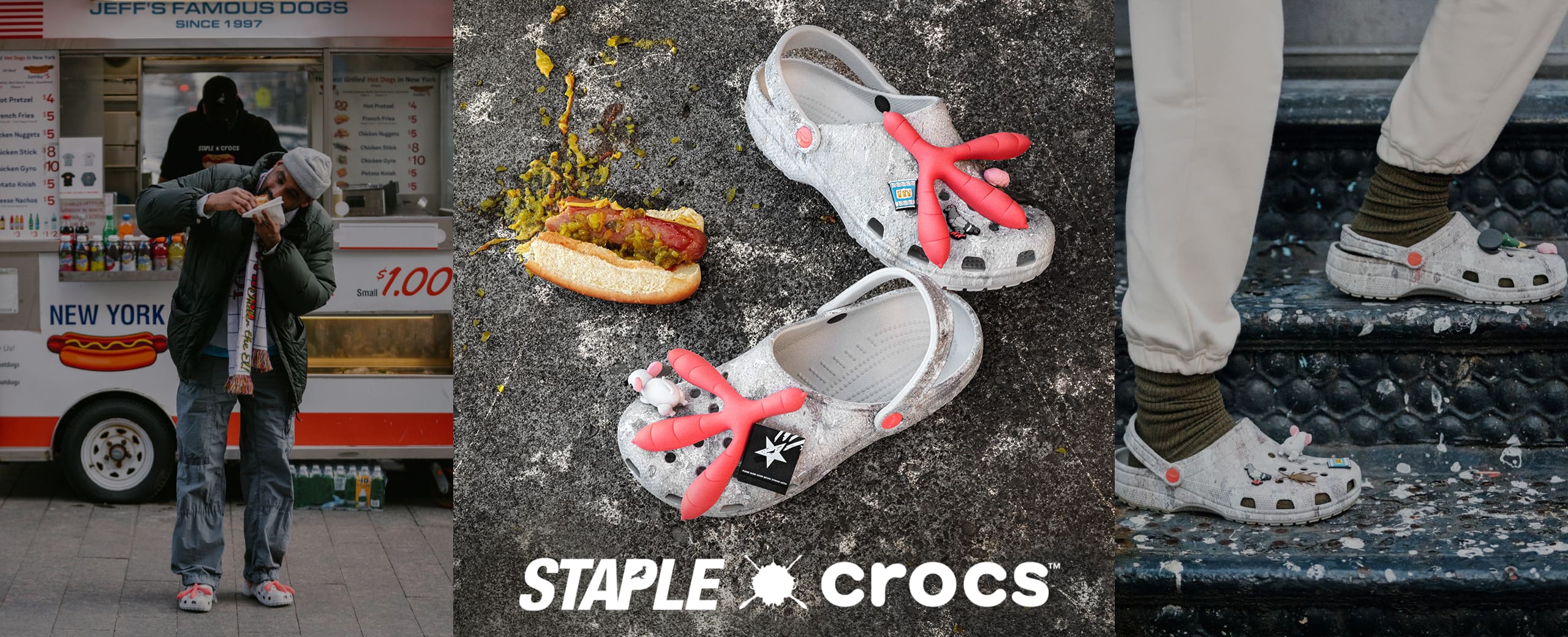 "Staple Sidewalk Luxe X Crocs Classic Clog"