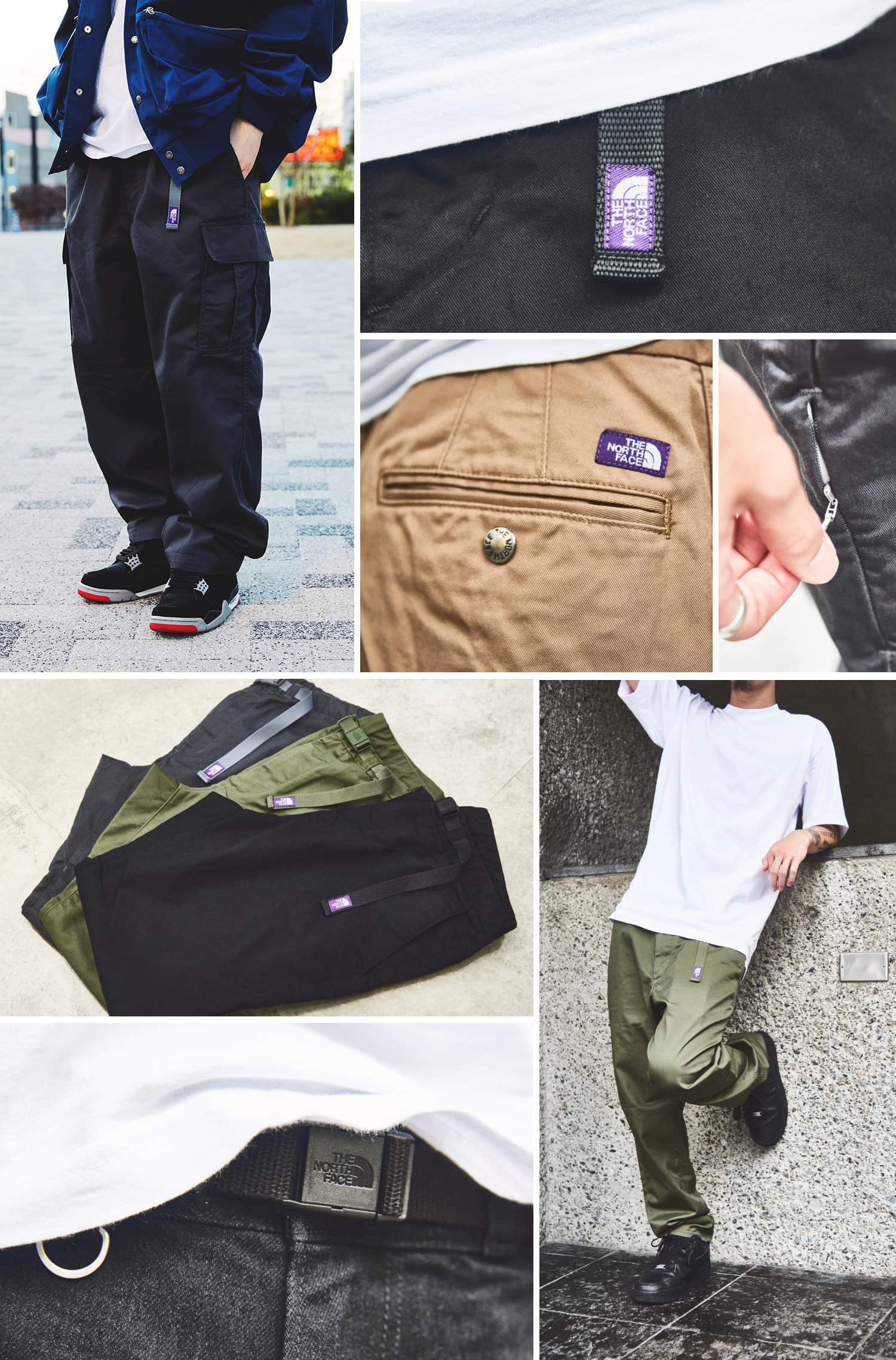 完売】 FACE NORTH THE パンツ PURPLE / LABEL パンツ - www 