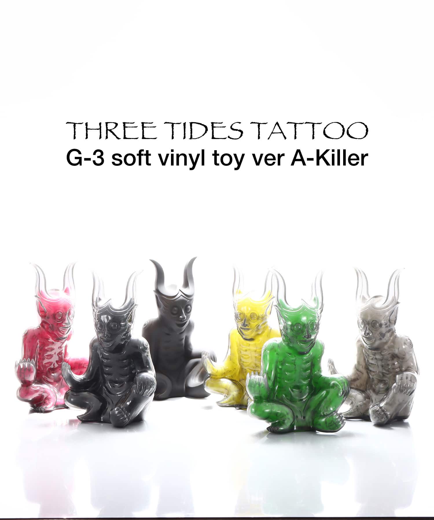 THREE TIDES TATTOO G-3 soft vinyl toy | hartwellspremium.com