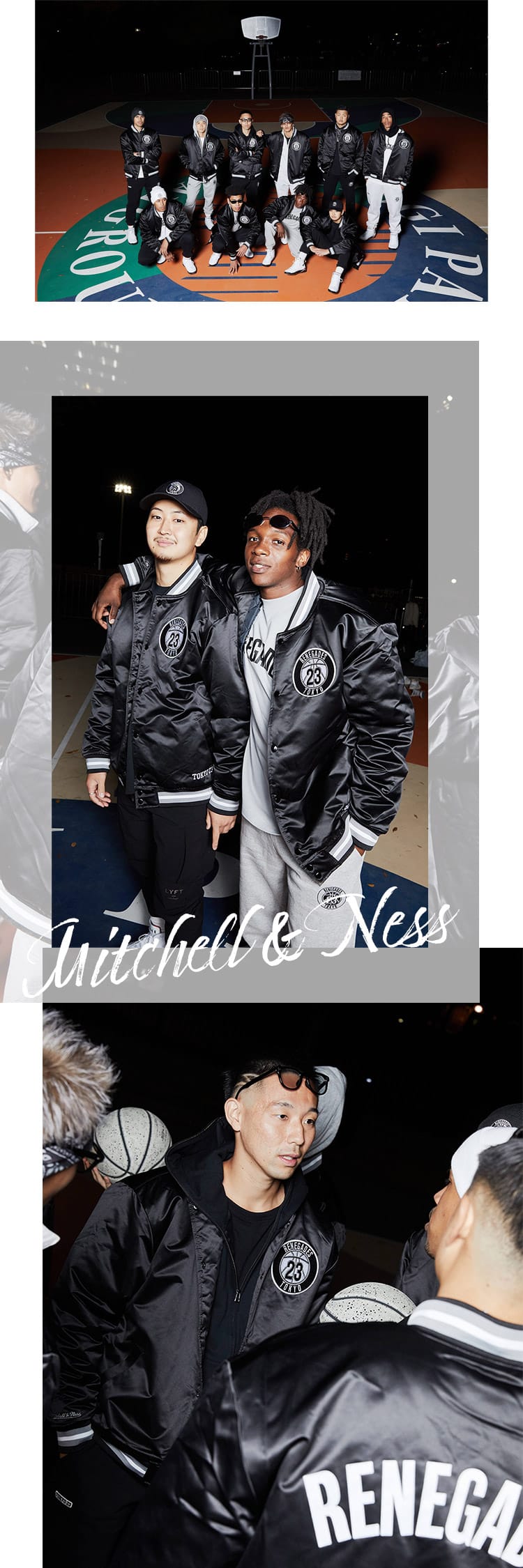 Mitchell & Ness x TOKYO23 HEAVYWEIGHT SATIN JACKET