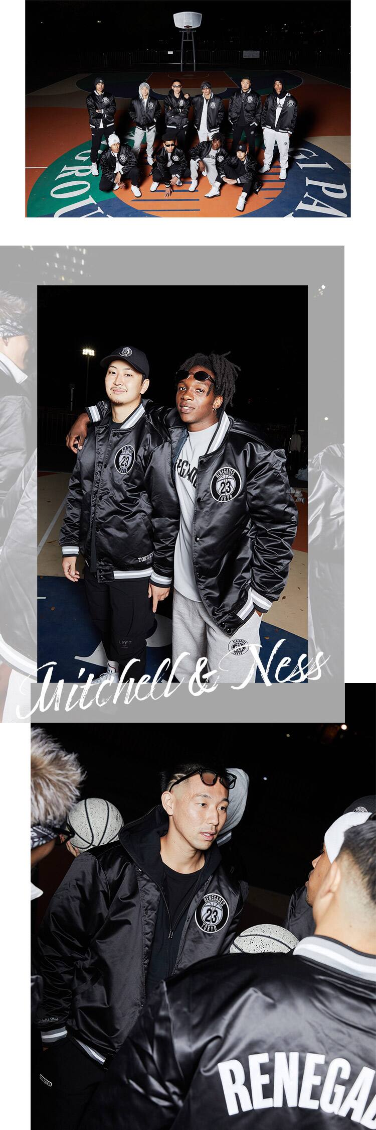 TOKYO 23 x Mitchell & Ness HEAVYWEIGHT SATIN JACKET