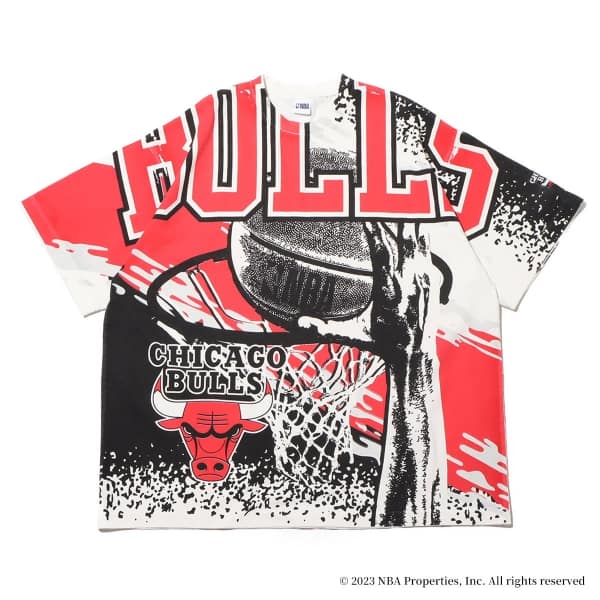 TOKYO 23 NBA Over print T-shirts “CHICAGO BULLS”