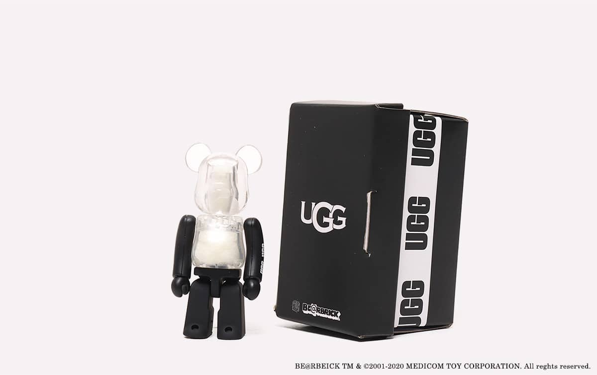 MEDICOM TOY UGG x BE@RBRICK Clear Collection