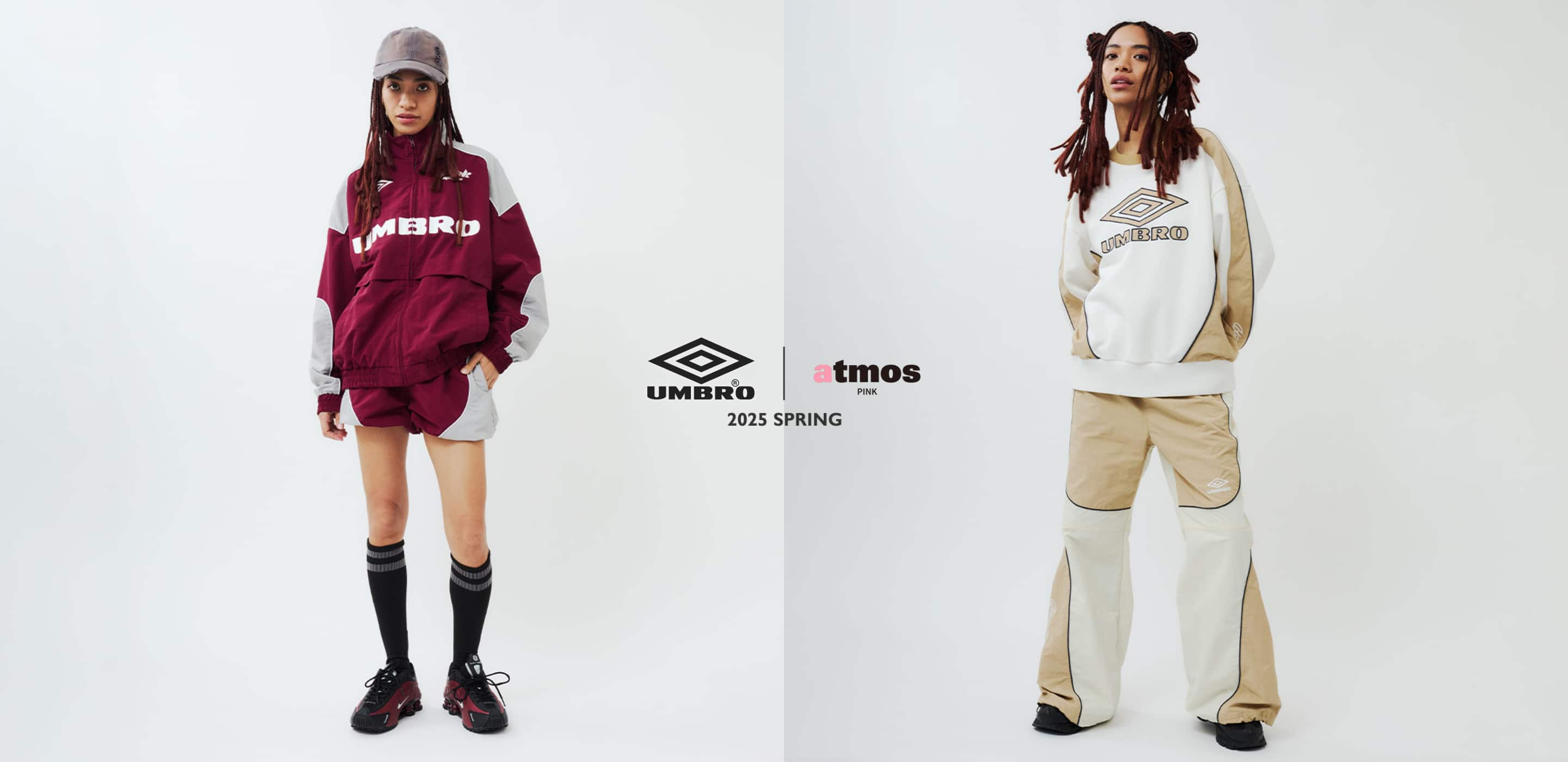 "UMBRO x atmos pink 25SS Collection"