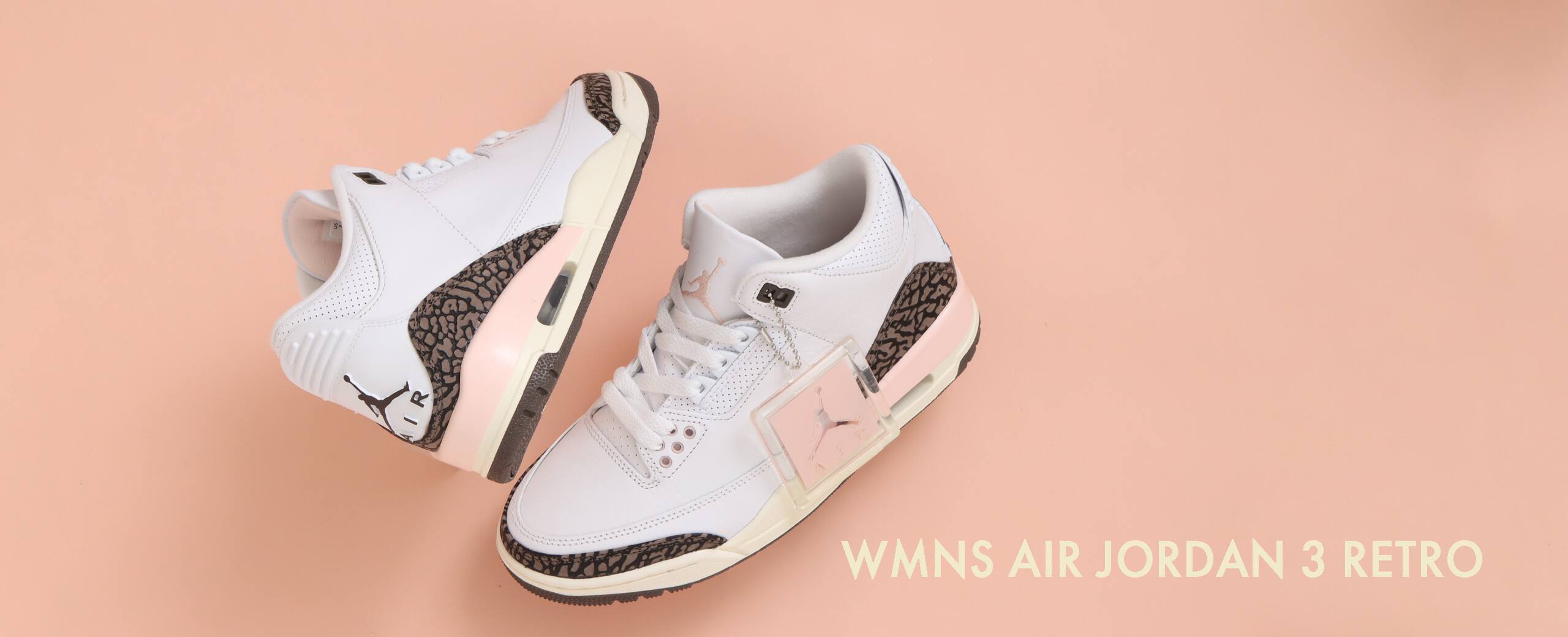 "WMNS AIR JORDAN 3 RETRO NEAPOLITAN"