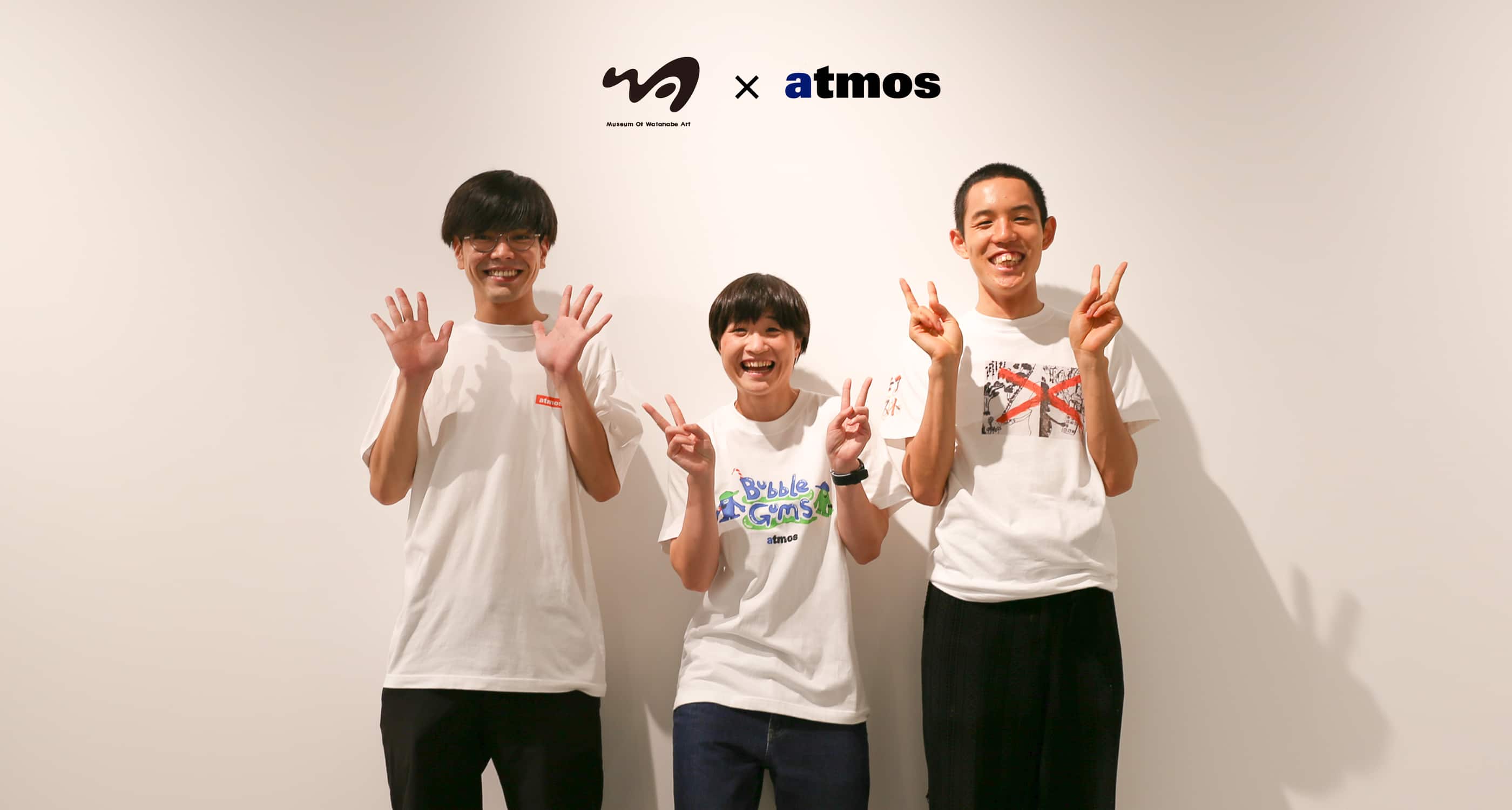 "ワタナベアートプロジェクト x atmos コラボレーションTシャツ"
