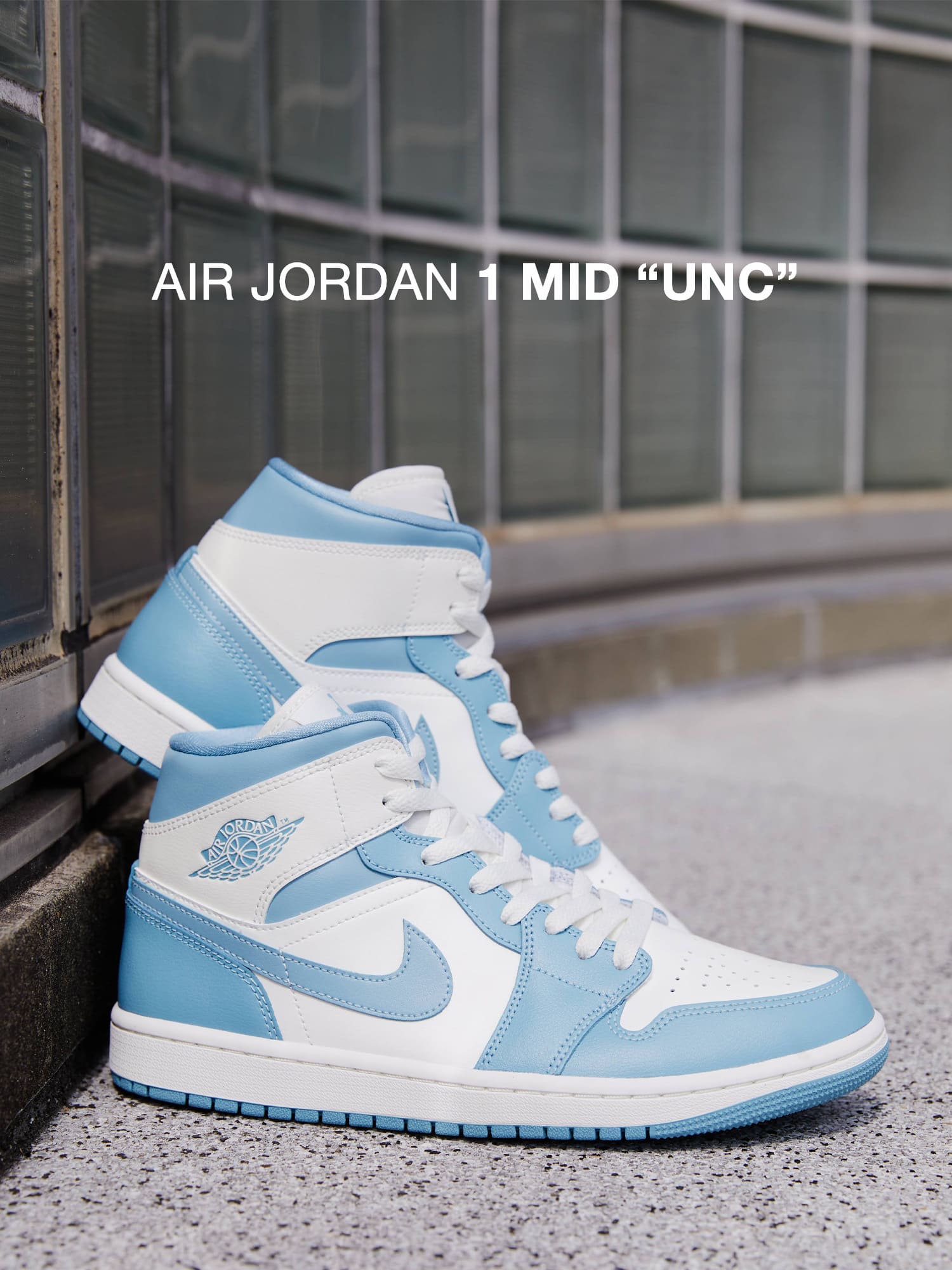 【WMS27.5cm】Nike WMNS Air Jordan1 Mid UNC