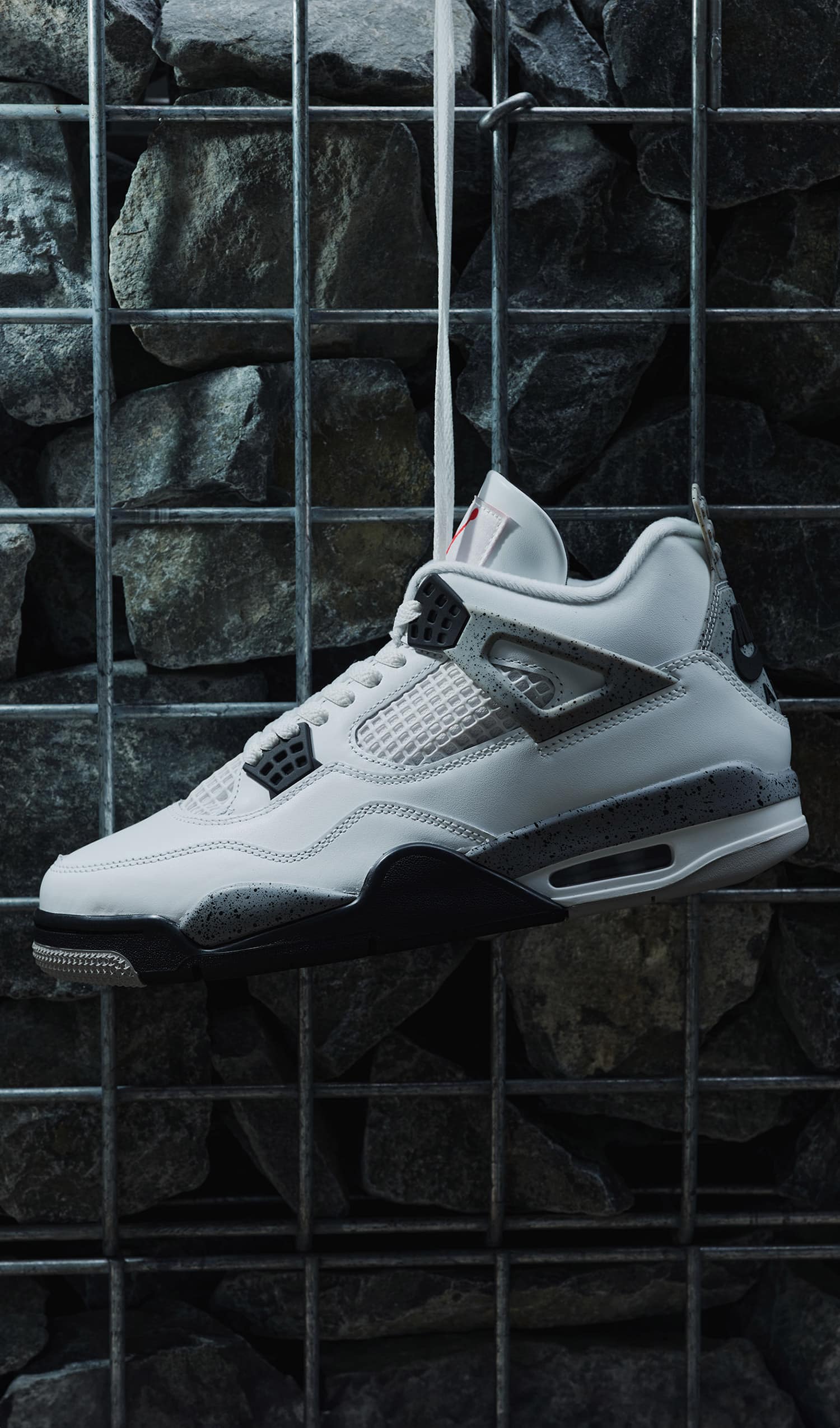 JORDAN BRAND AIR JORDAN 4 RETRO ' White Cement '