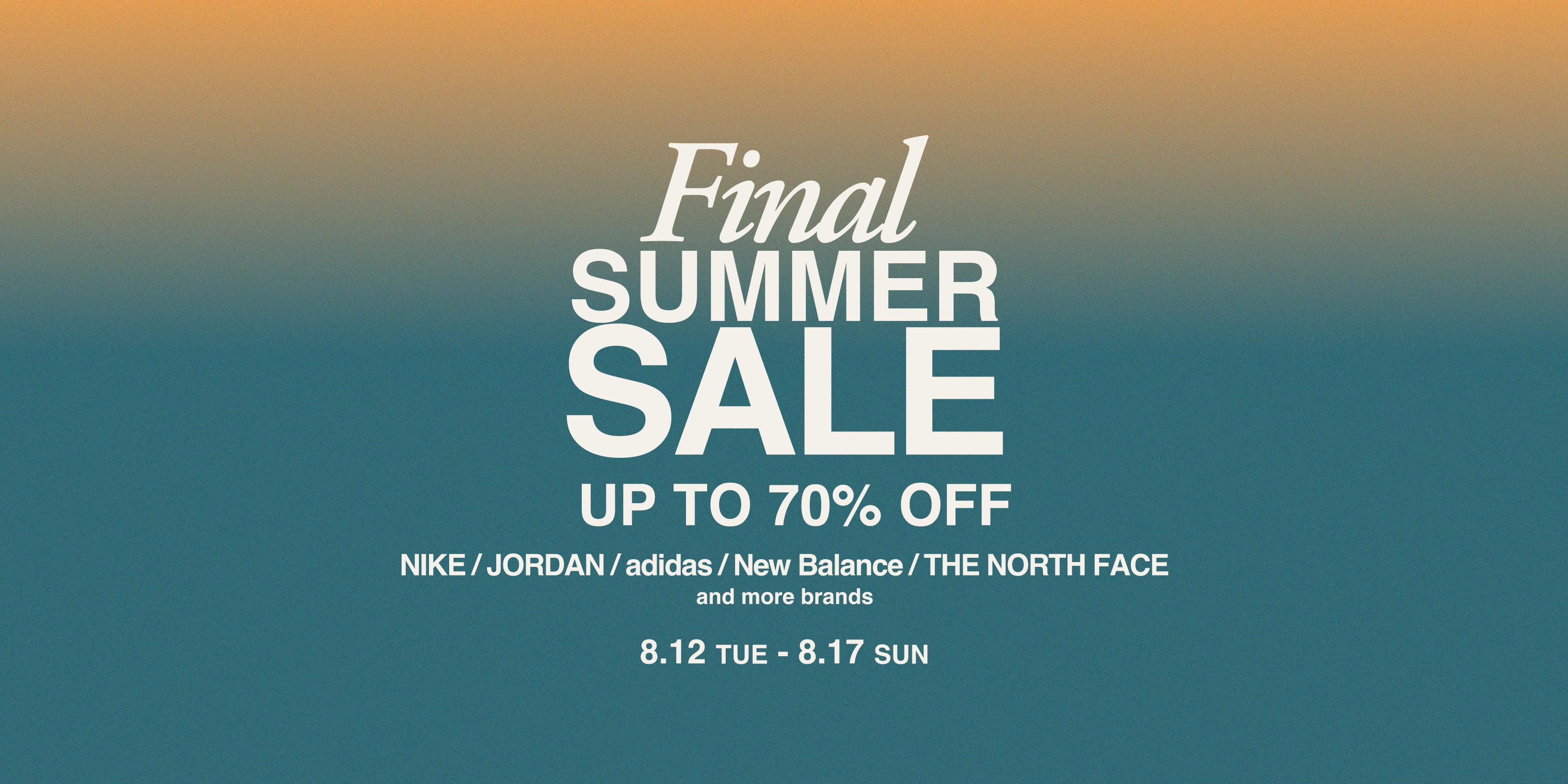 SUMMER SALE