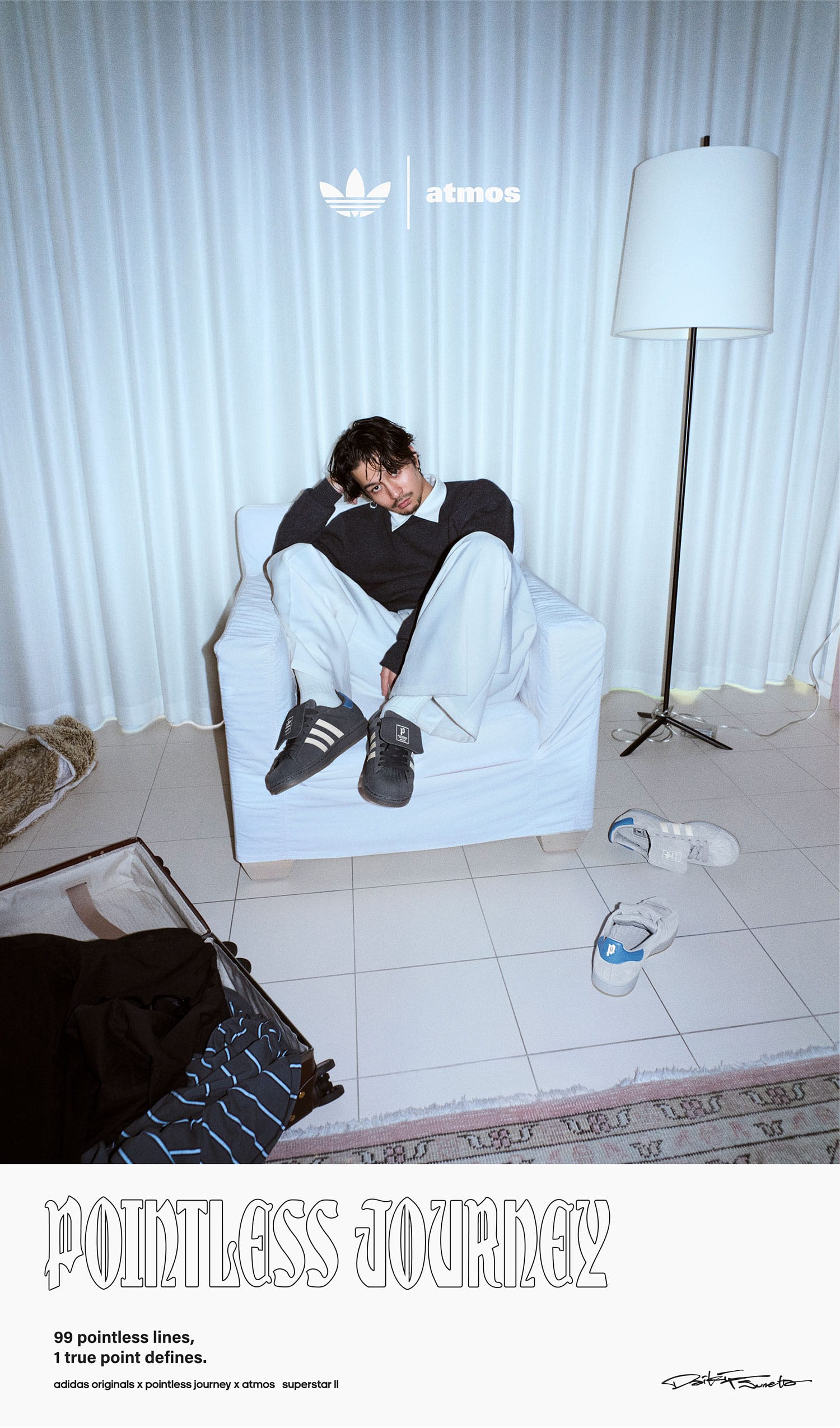 adidas SUPERSTAR II atmos DAIKI TSUNETA POINTLESS JOURNEY