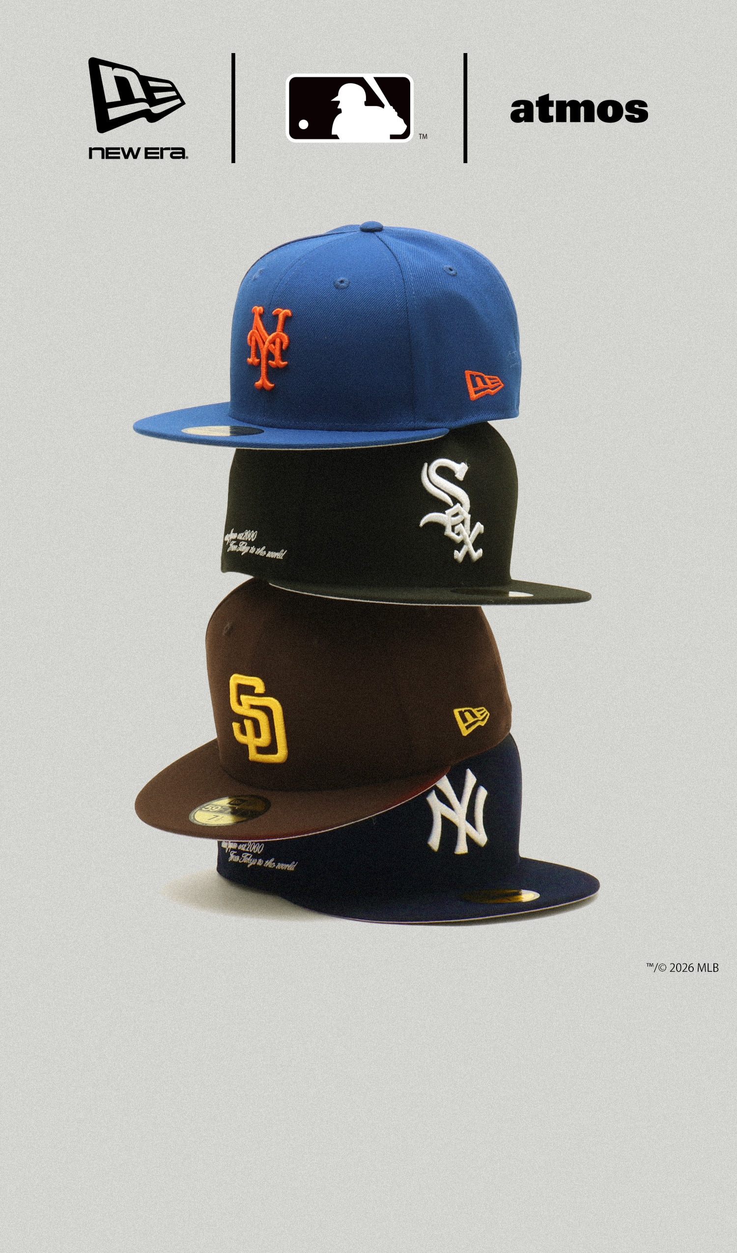 New Era 59FIFTY atmos MLB Collection