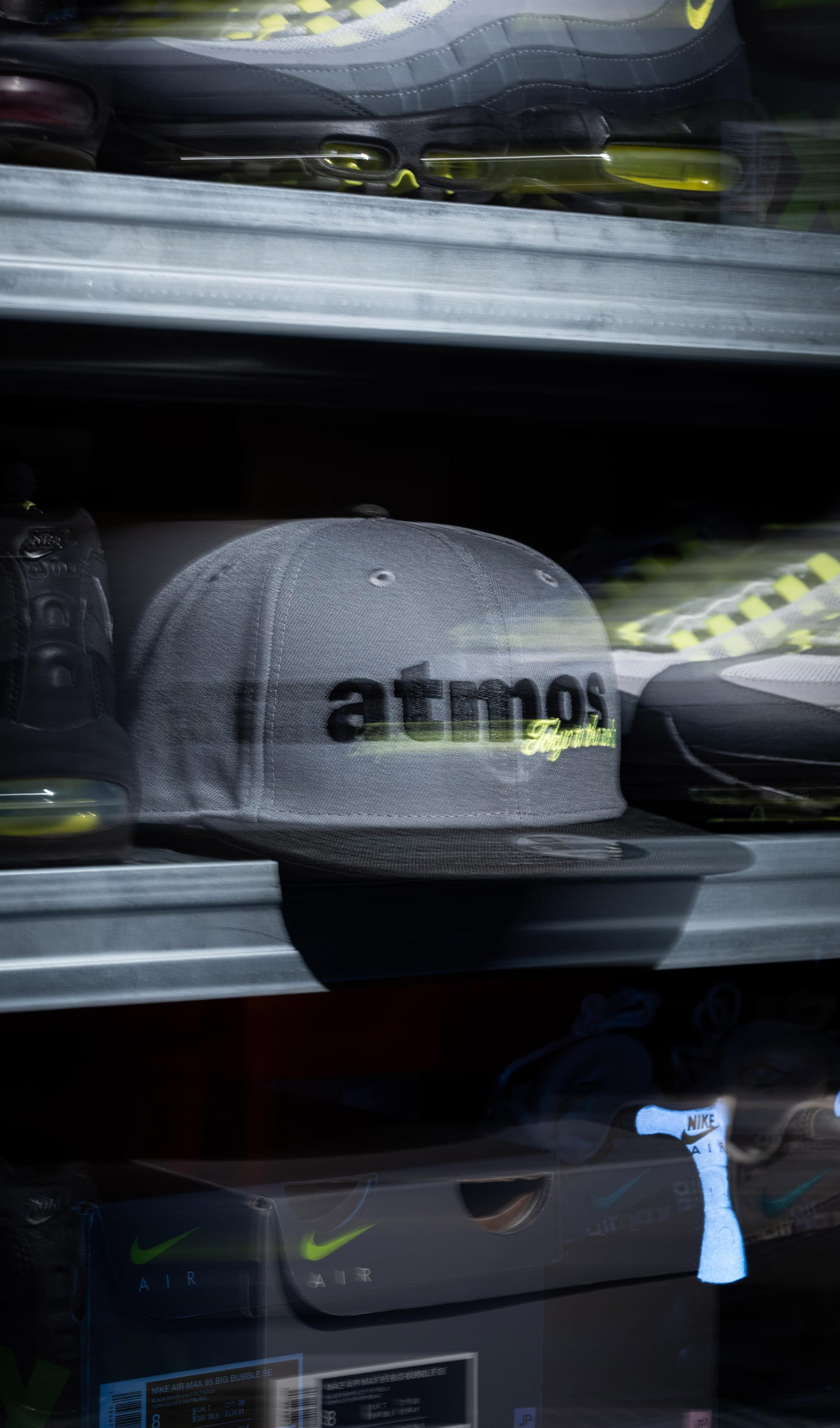 New Era x atmos 9FIFTY ATMOS STORMGRAY YELLOWGRADATION